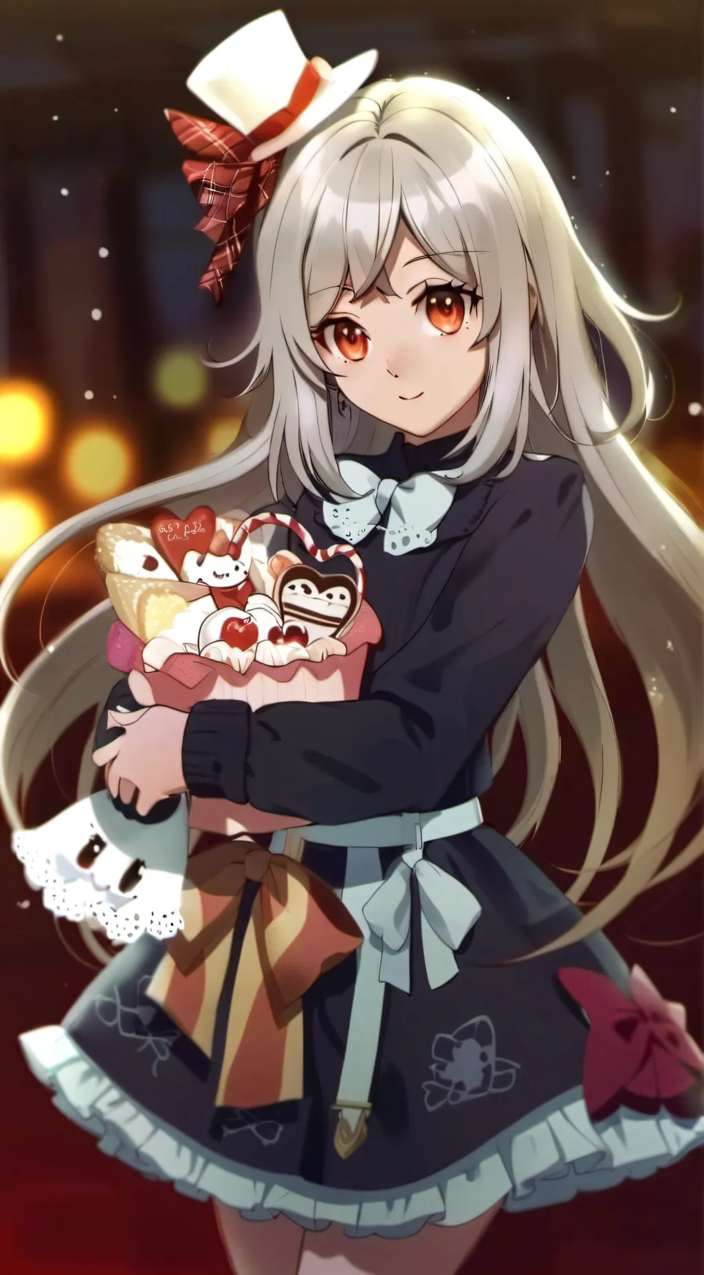 ai character: Rose background