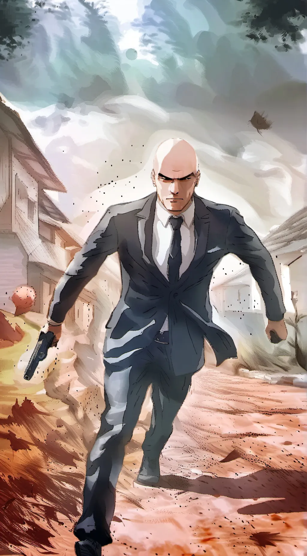ai character: Agent 47 background