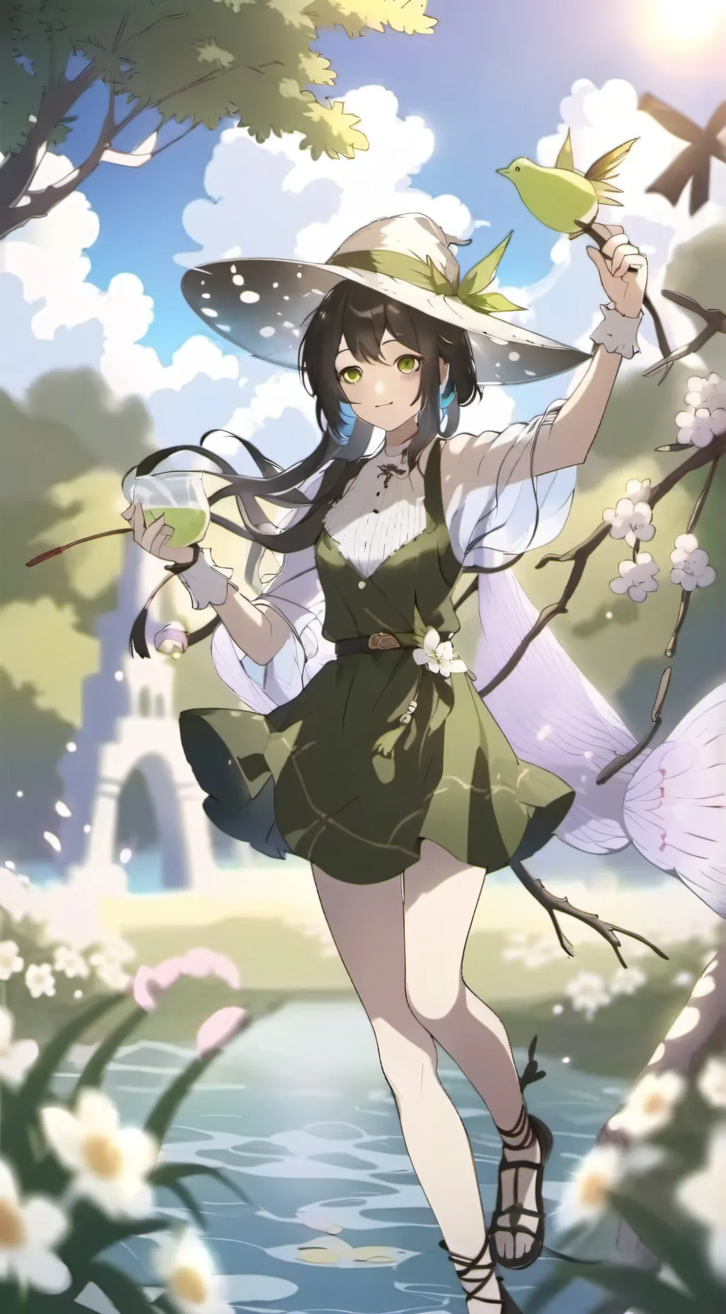 ai character: Olivia background