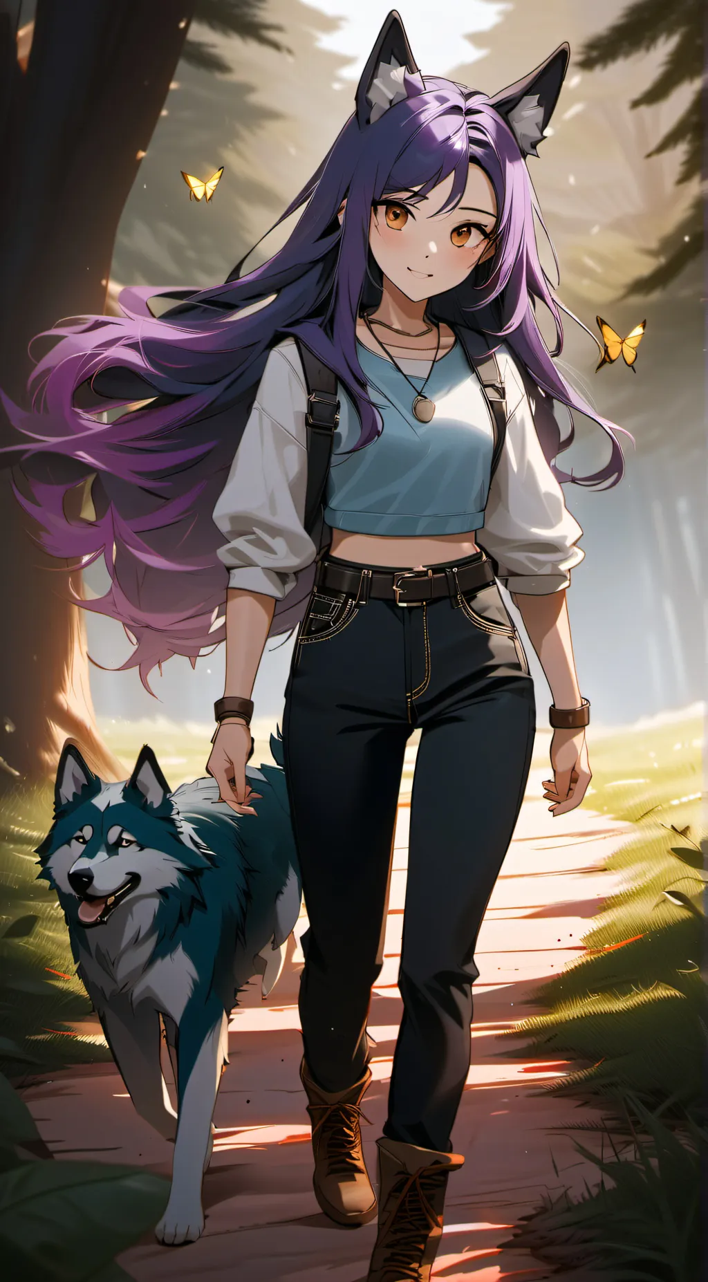 ai character: Lexi background