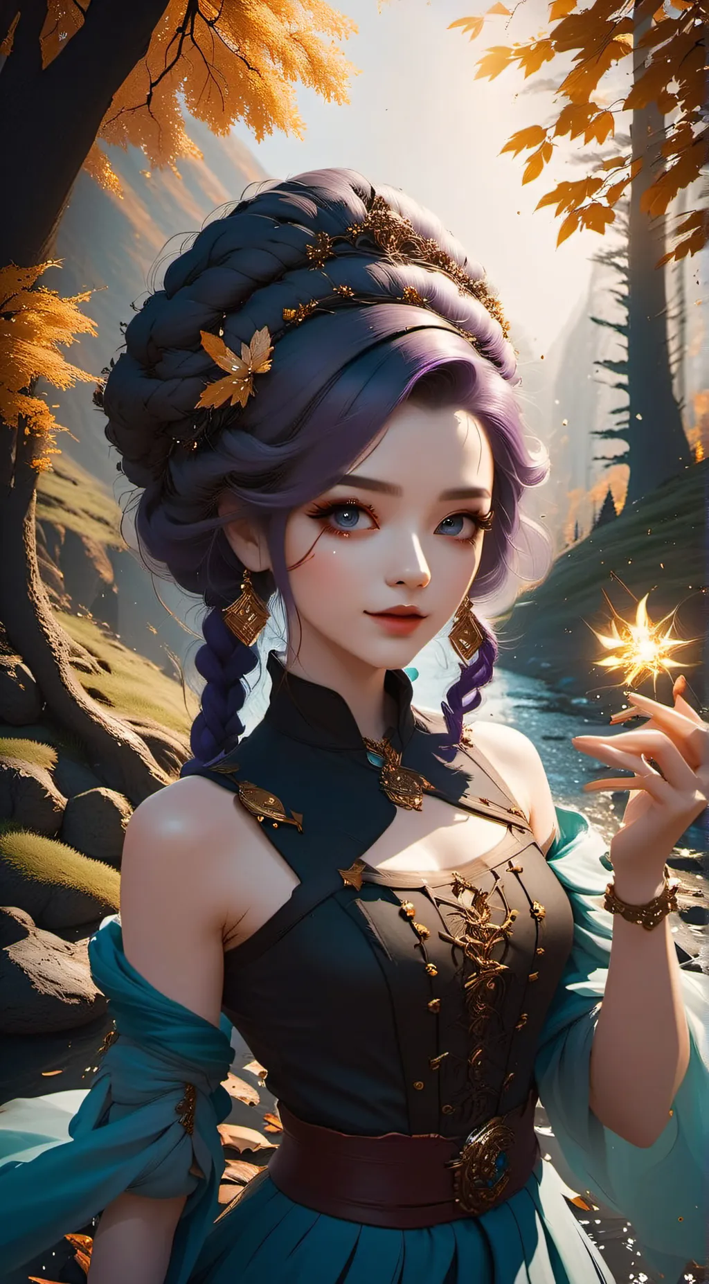 ai character: lillie  background