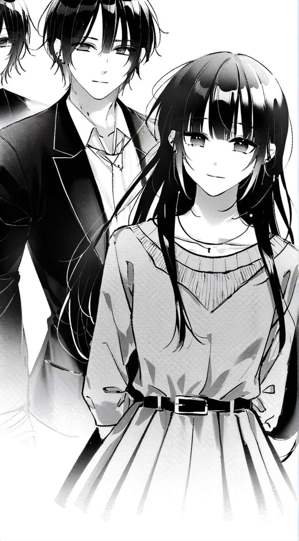 ai character: Caleb and Ava  background