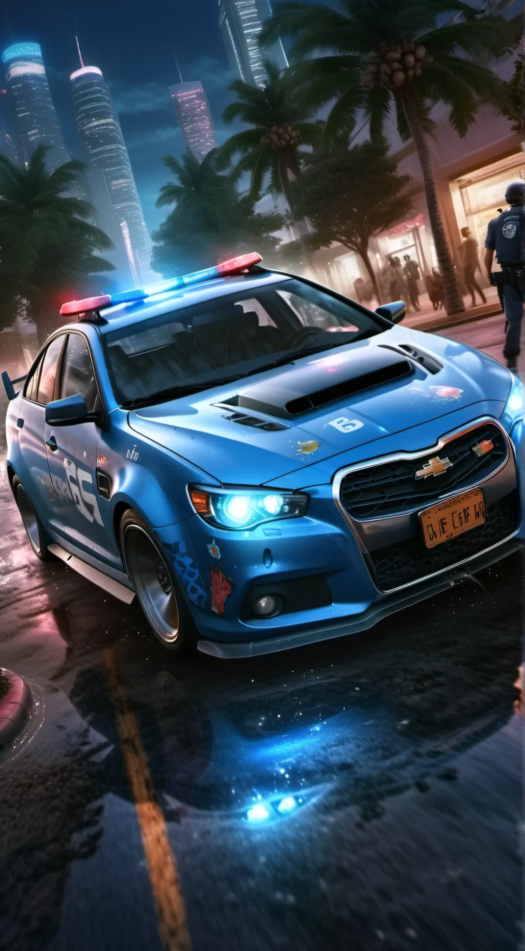 ai character: 43 Arizona police  background