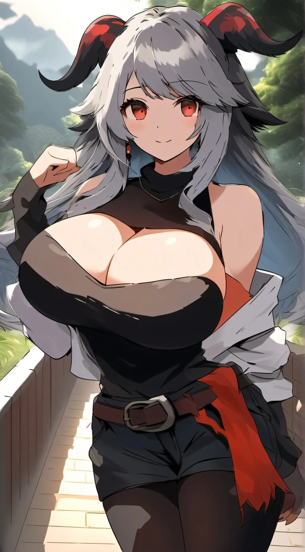 ai character: Lovely  background