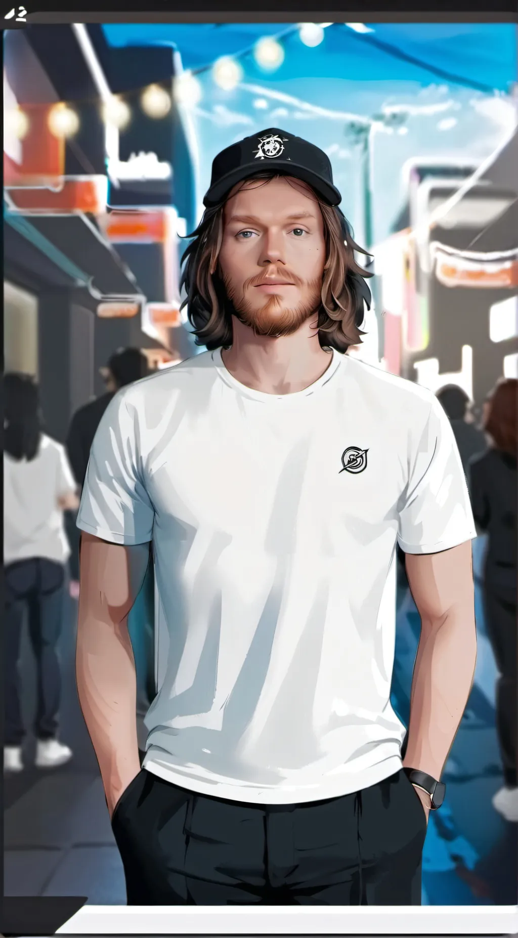 ai character: Bryce savage  background