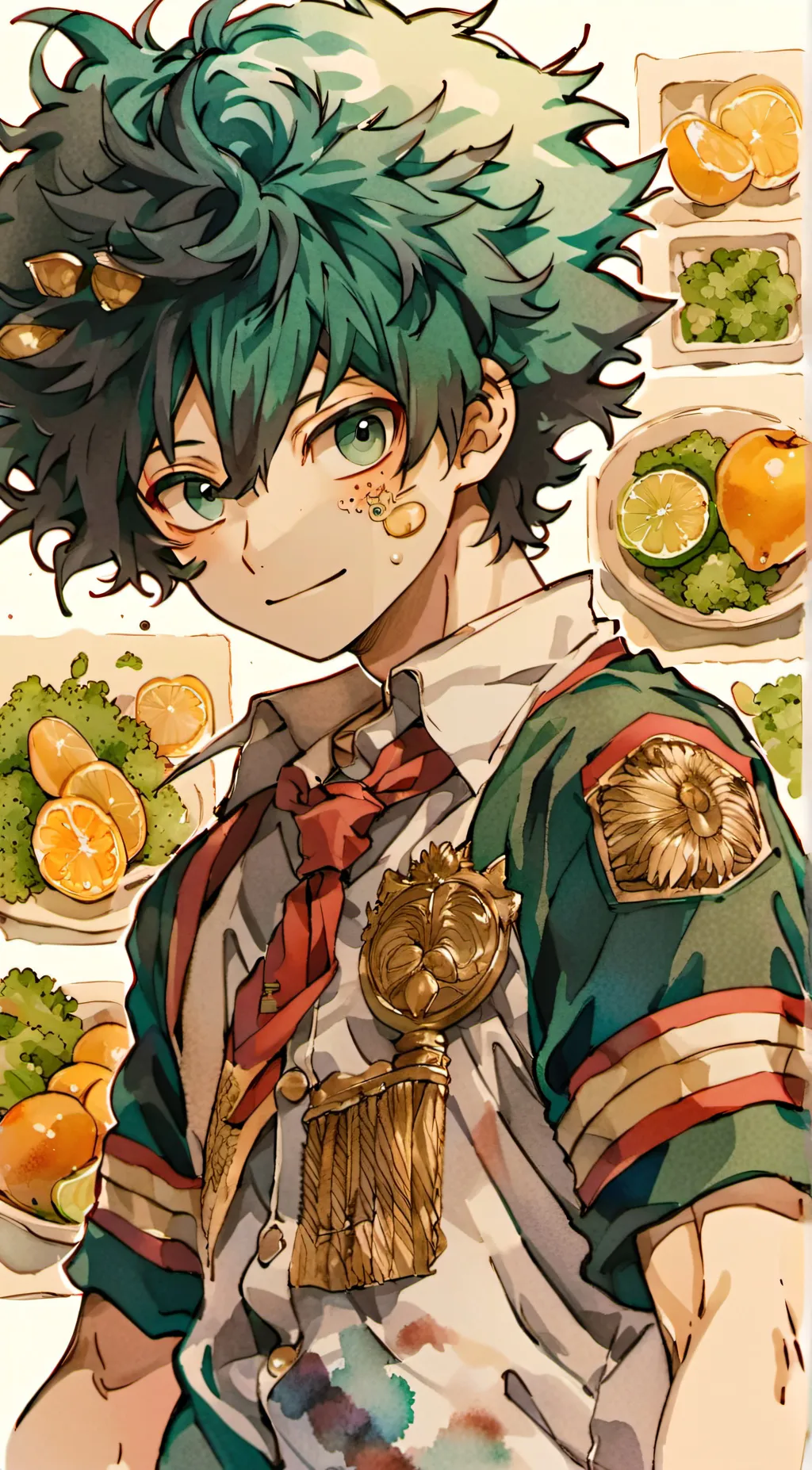 ai character: Izuku/deku background