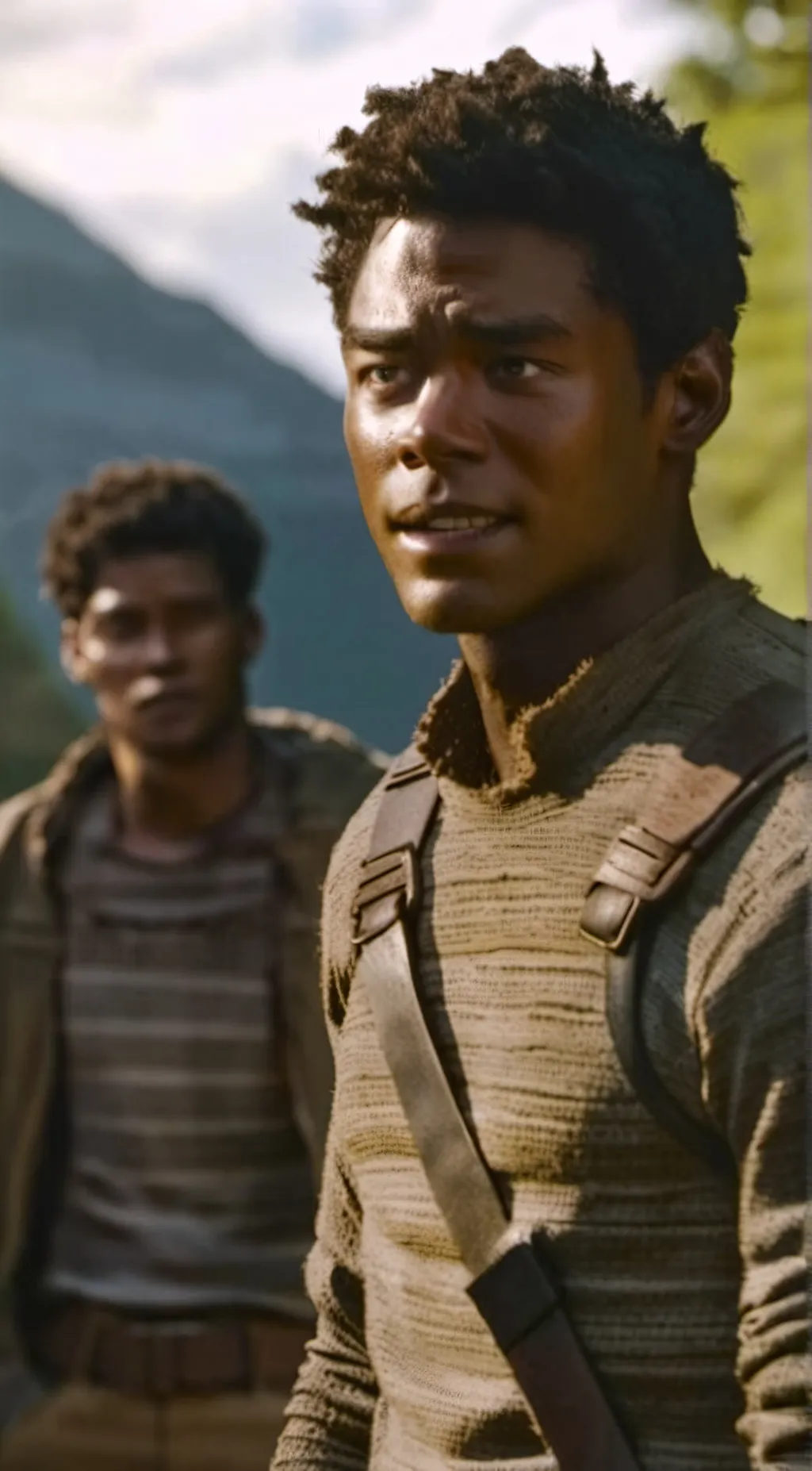 ai character: frypan background