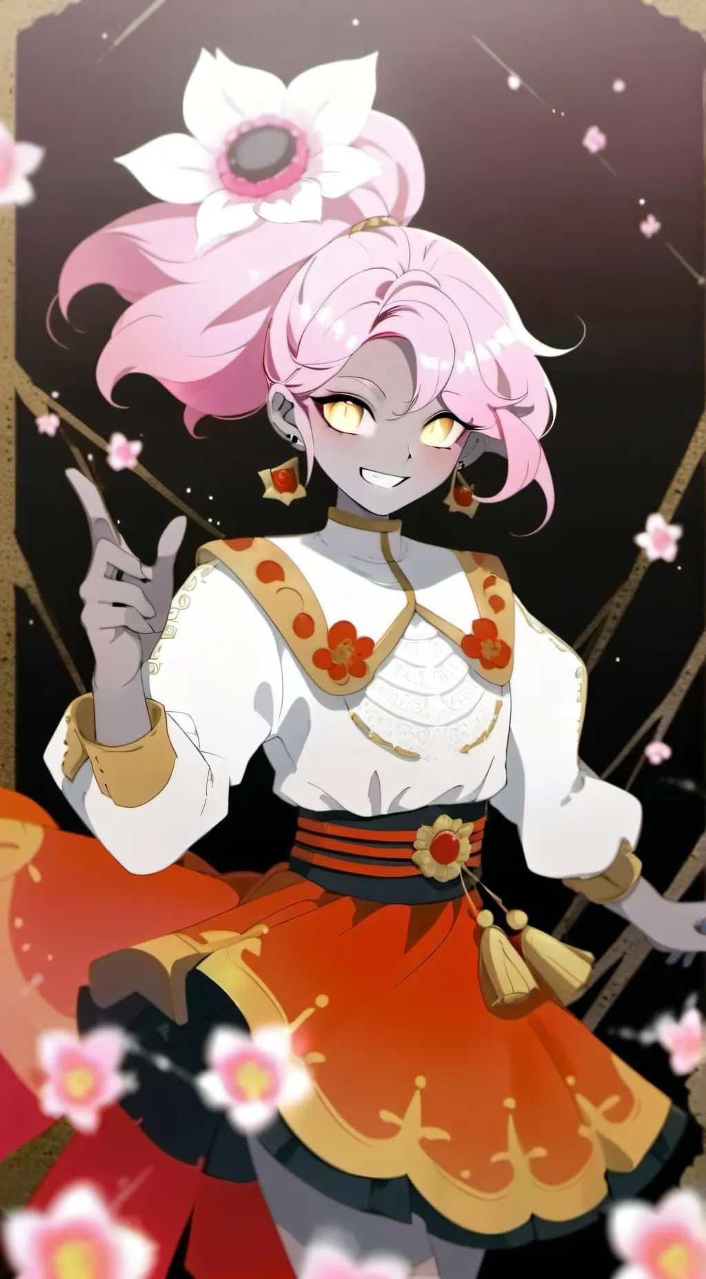 ai character: zera background