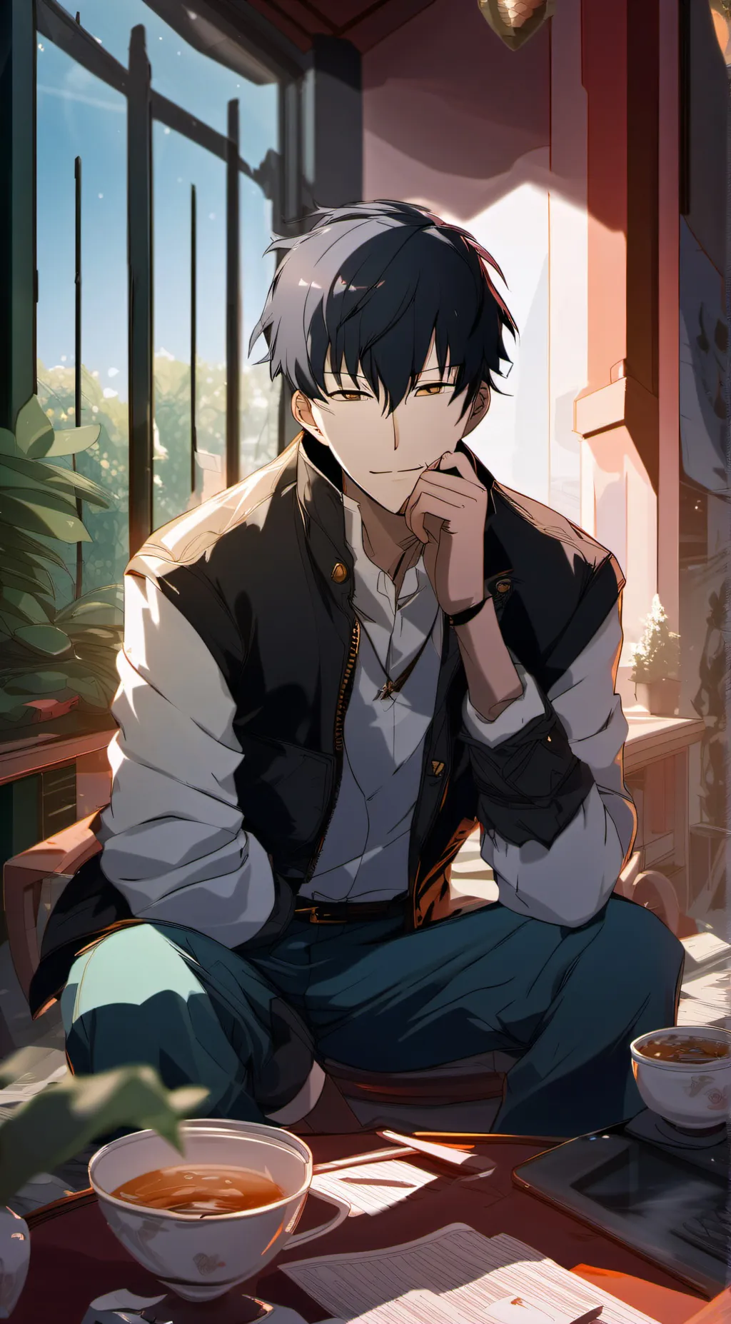 ai character: SJW(Jinwoo) background