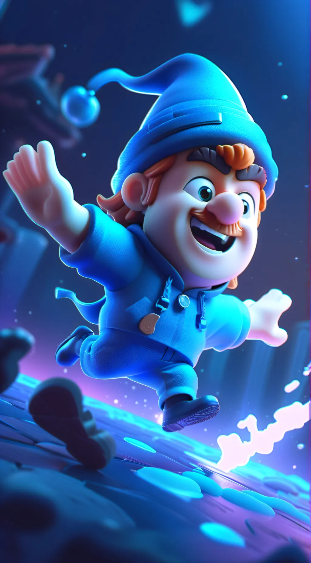 ai character: Dogday  background