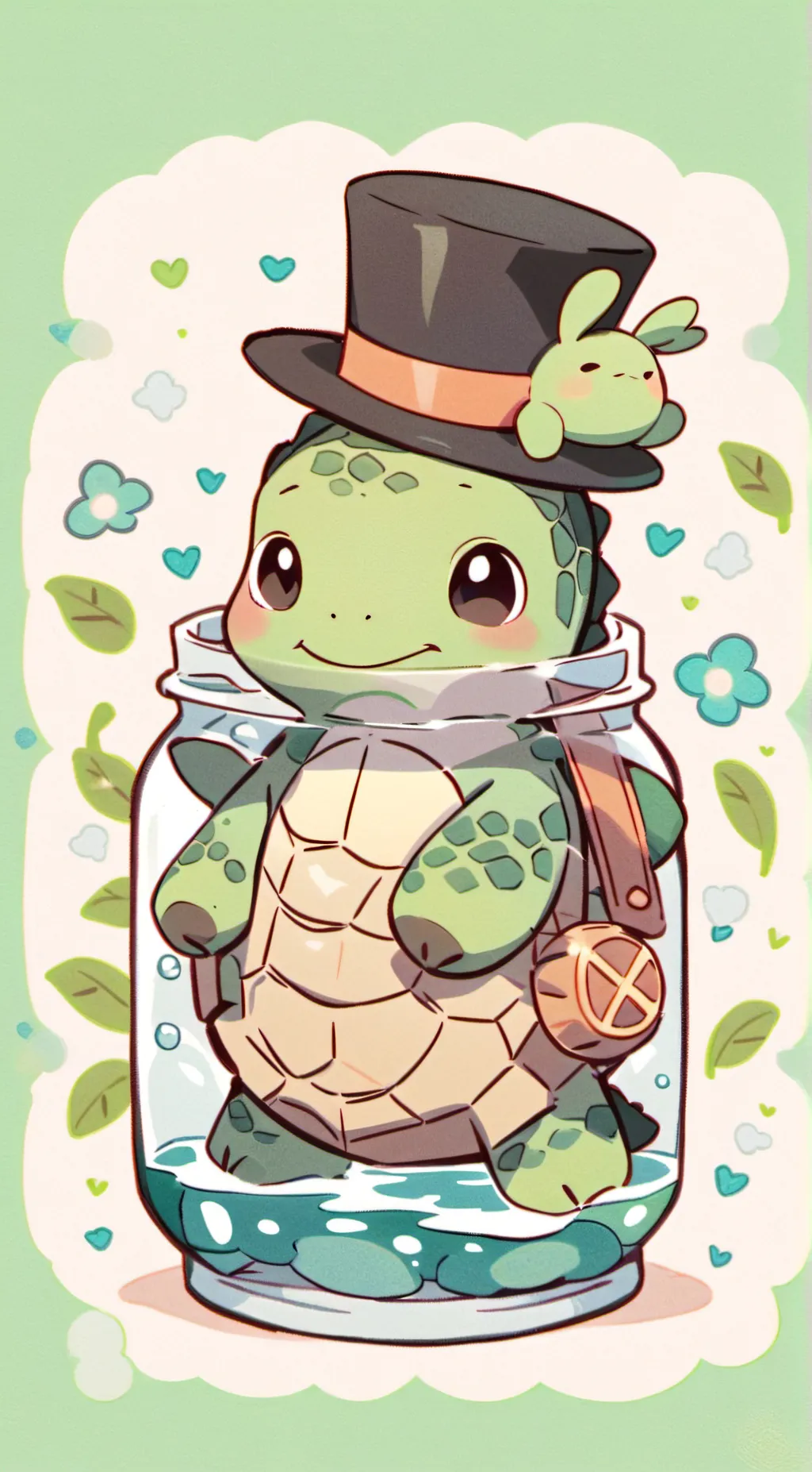 ai character: Sea Turlte background