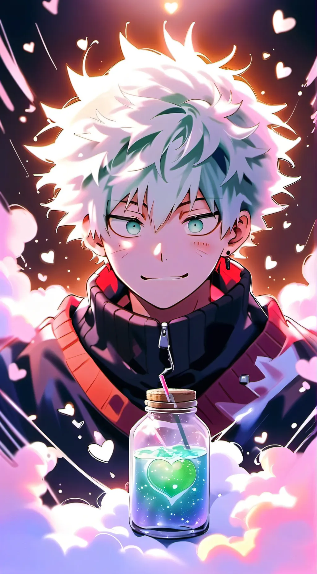 ai character: yandere Bakugo background