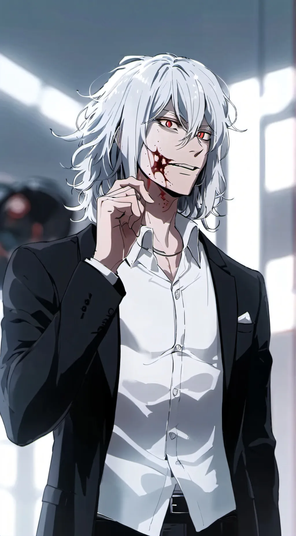 ai character: Shigaraki  background