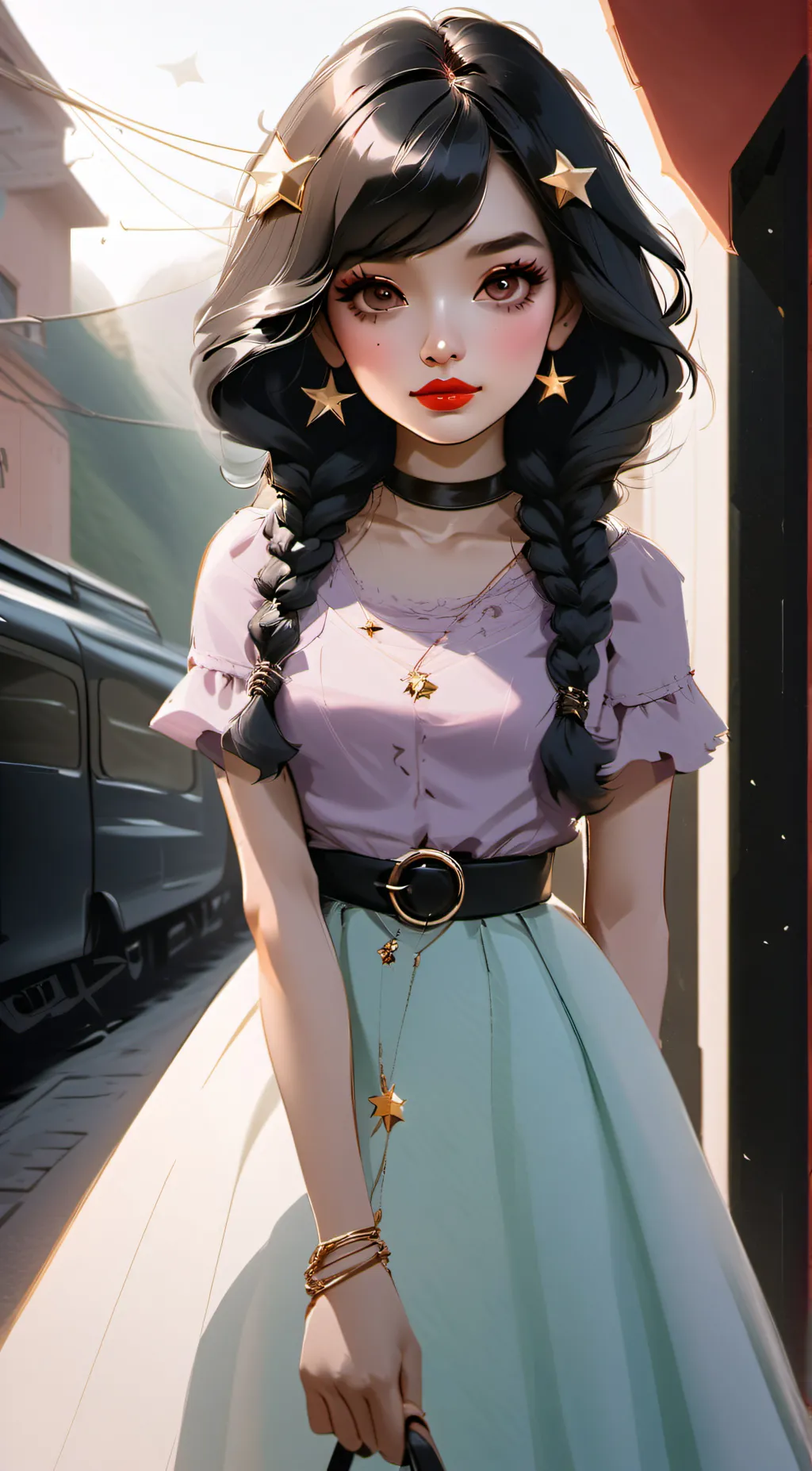 ai character: star  background