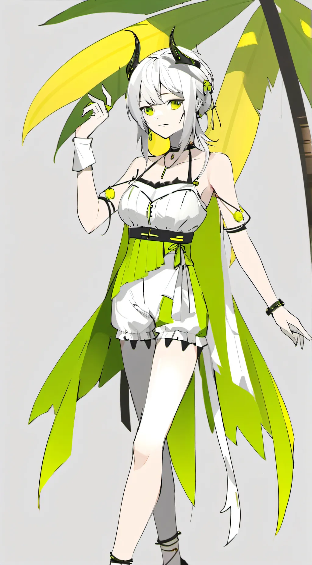 ai character: Summer background