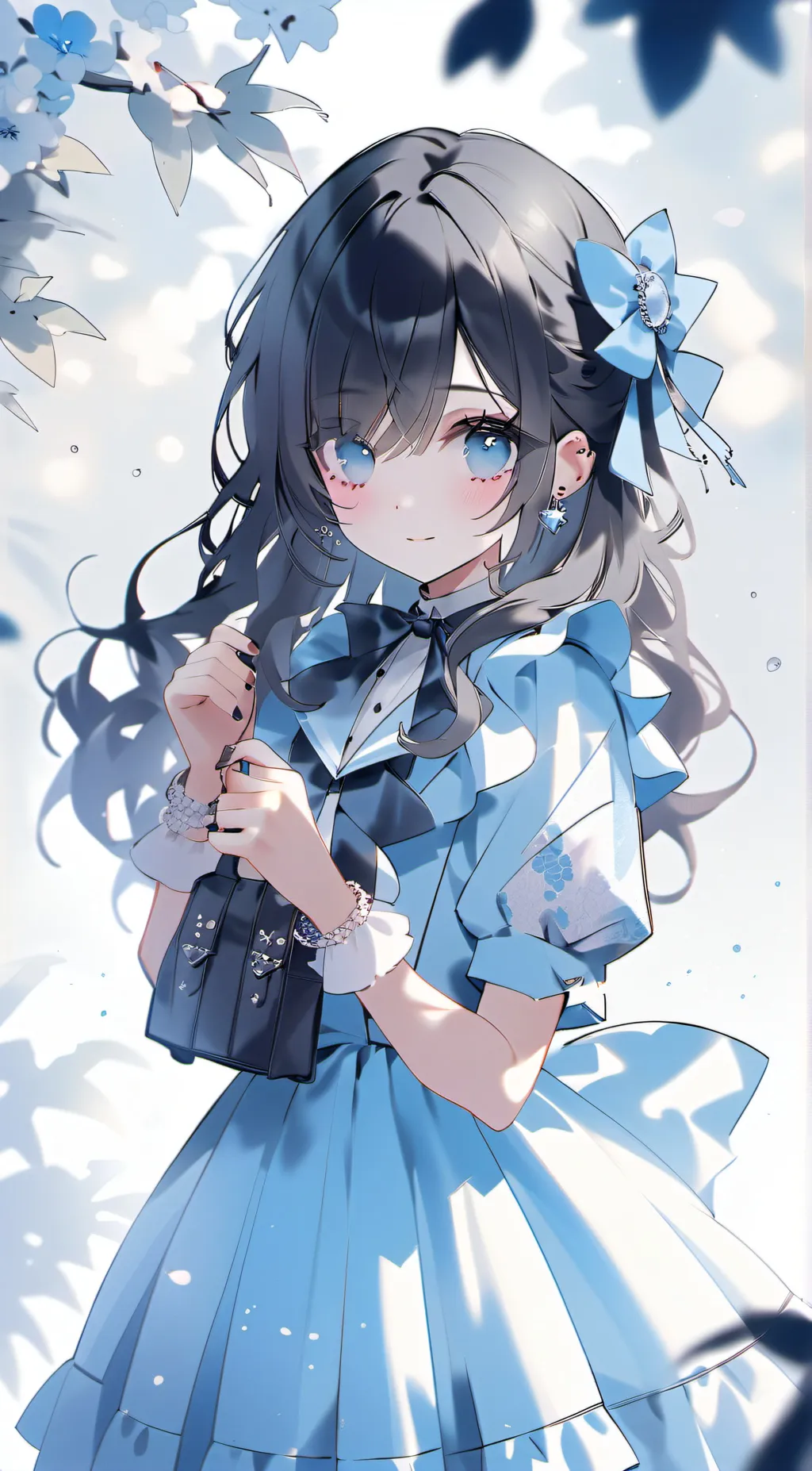 ai character: Nicky  background