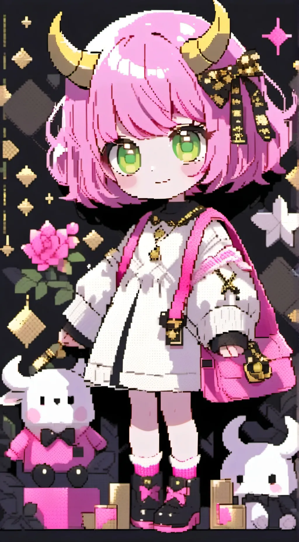 ai character: Pearl background