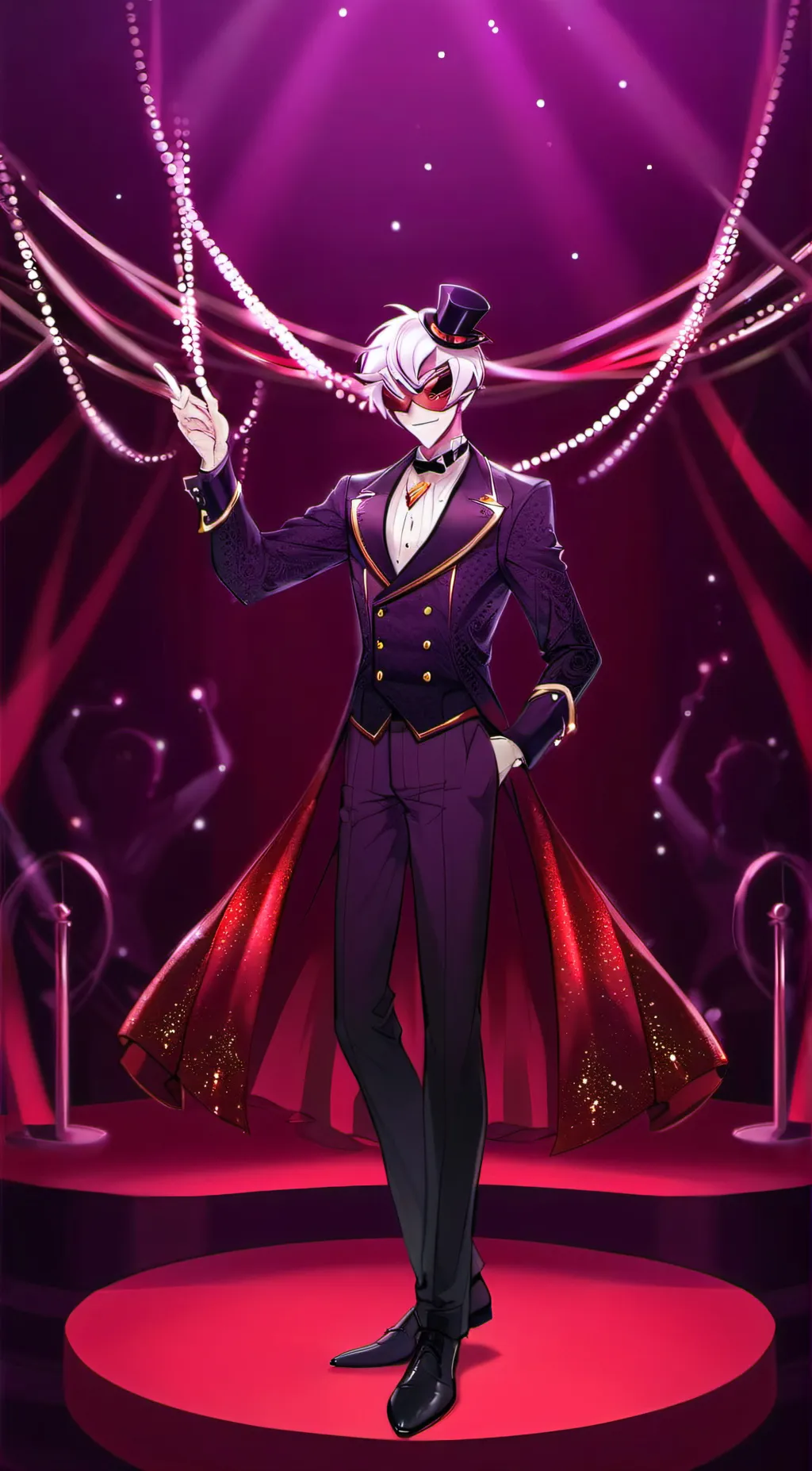 ai character: angle dust background