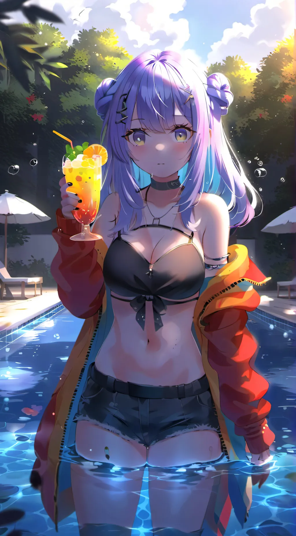 ai character: 🔮Crystal 🔮 background