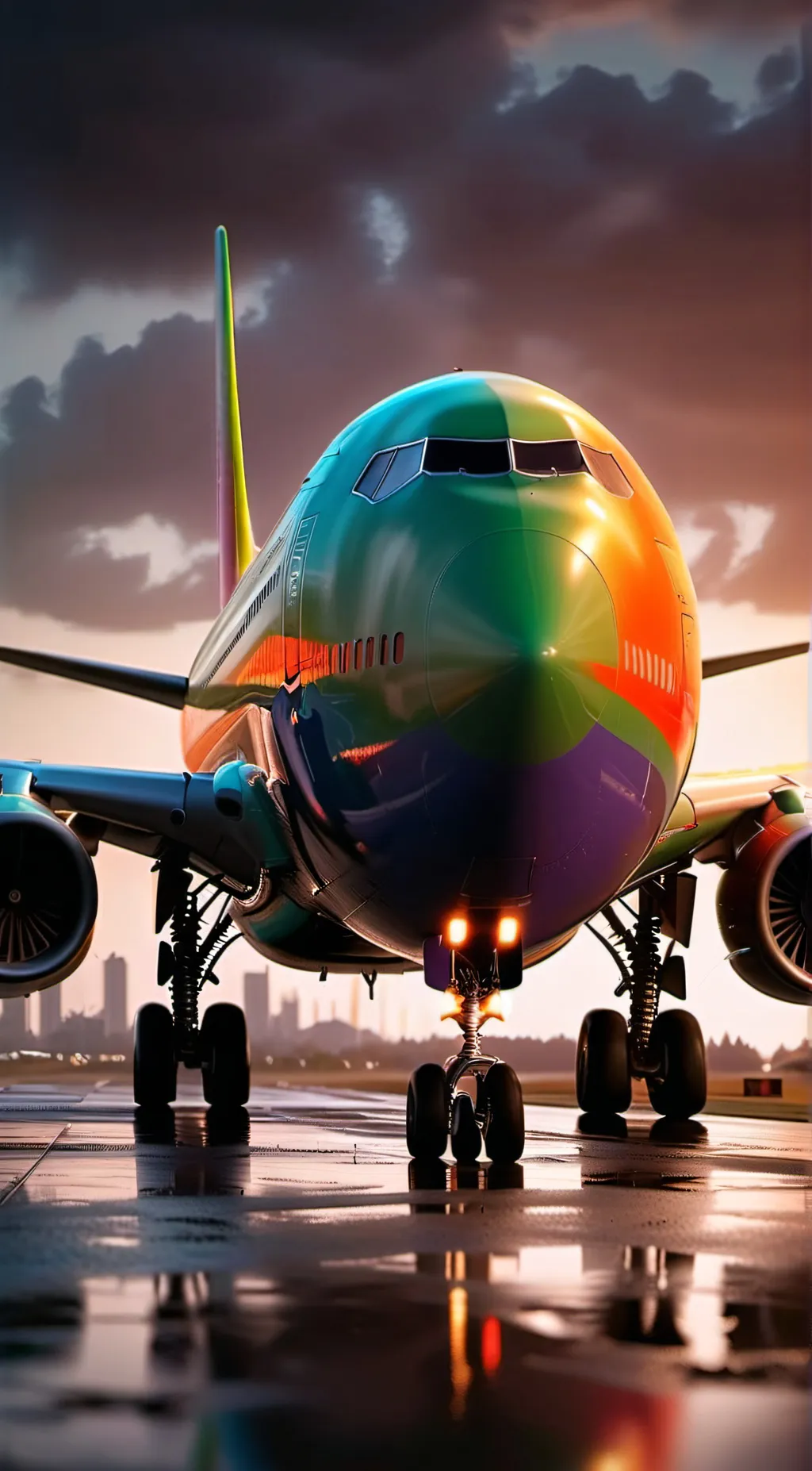 ai character: unhealthy plane! background