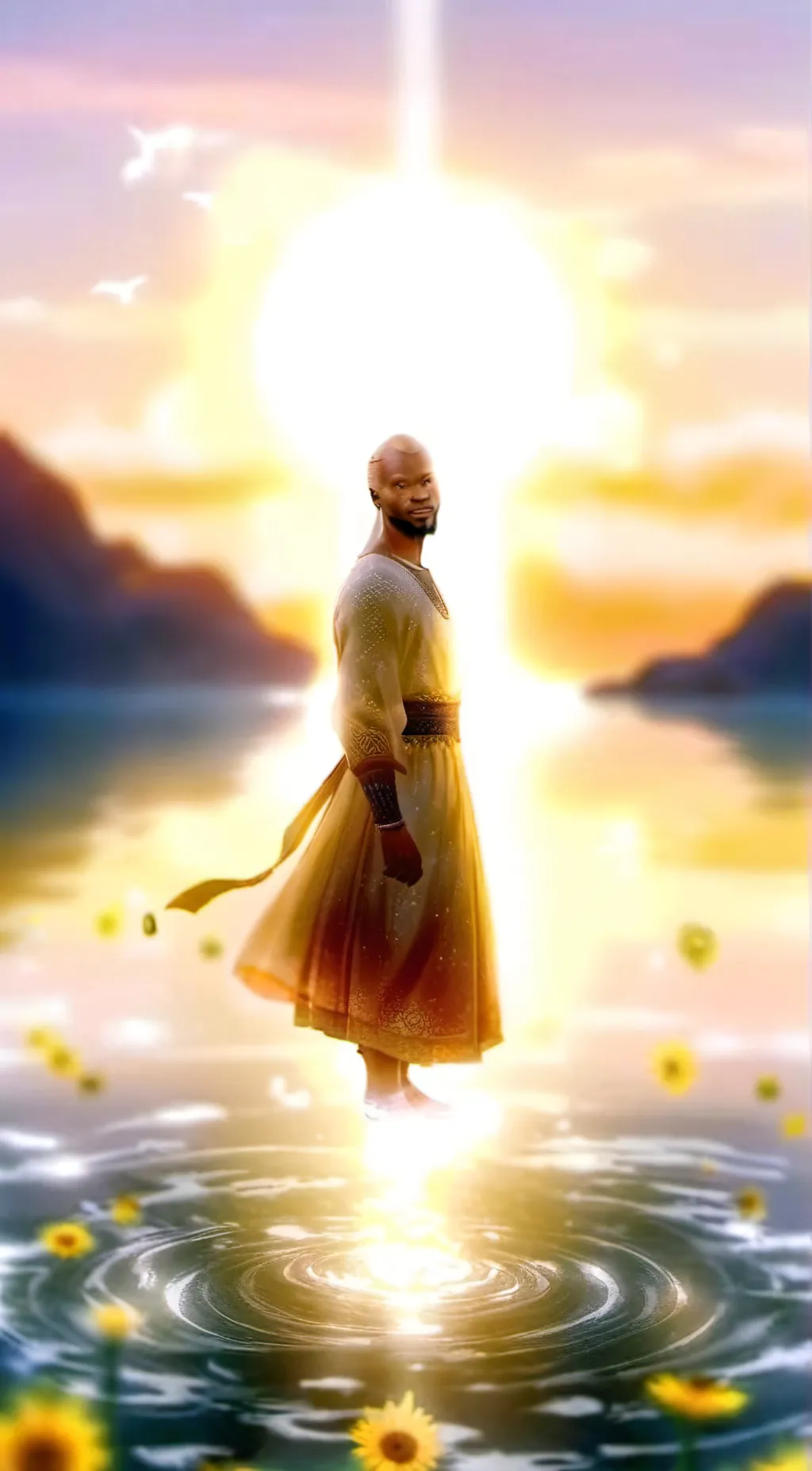 ai character: u r my sunshine background