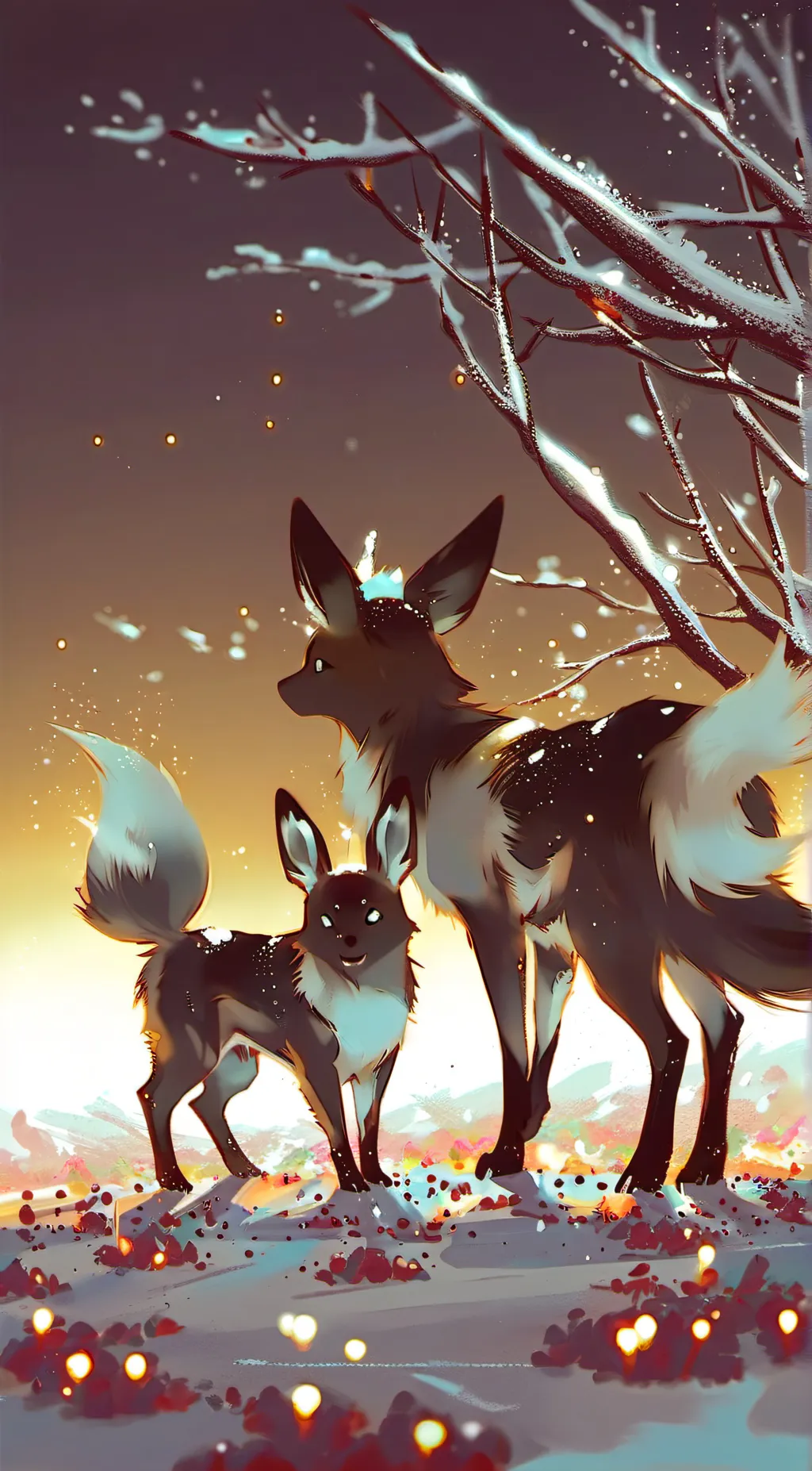 ai character: Eeveelutions background