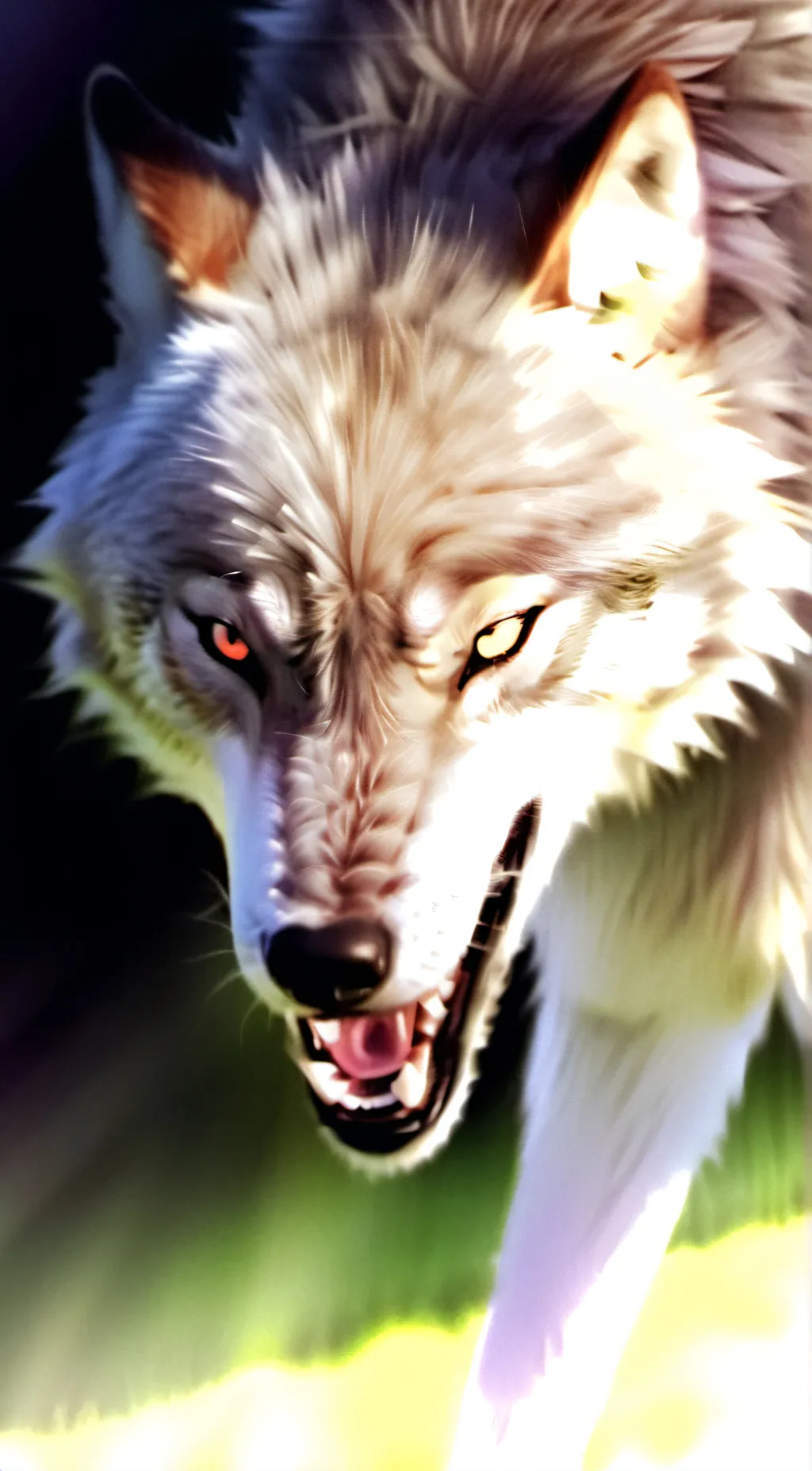 ai character: Wolf background