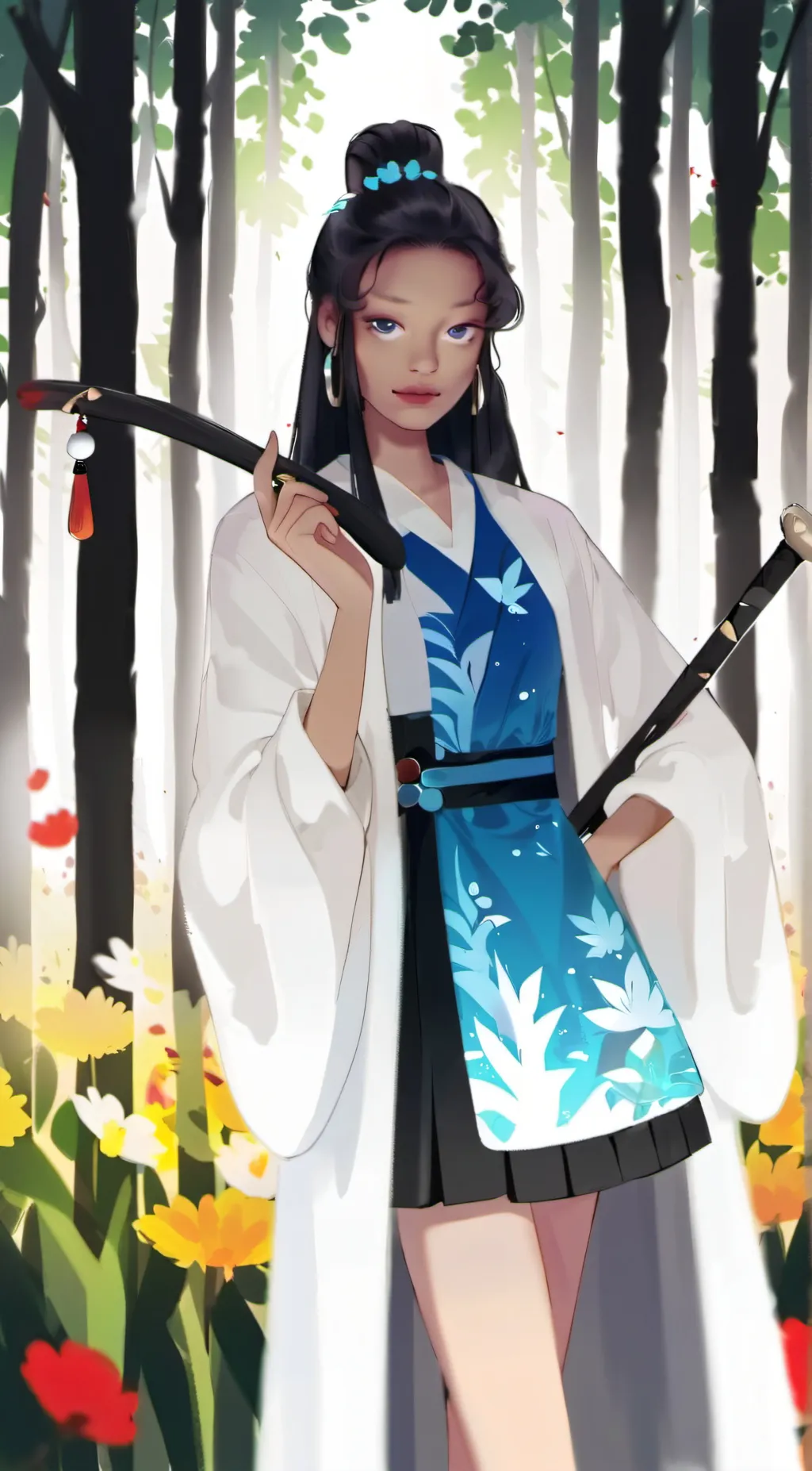 ai character: Marie  background