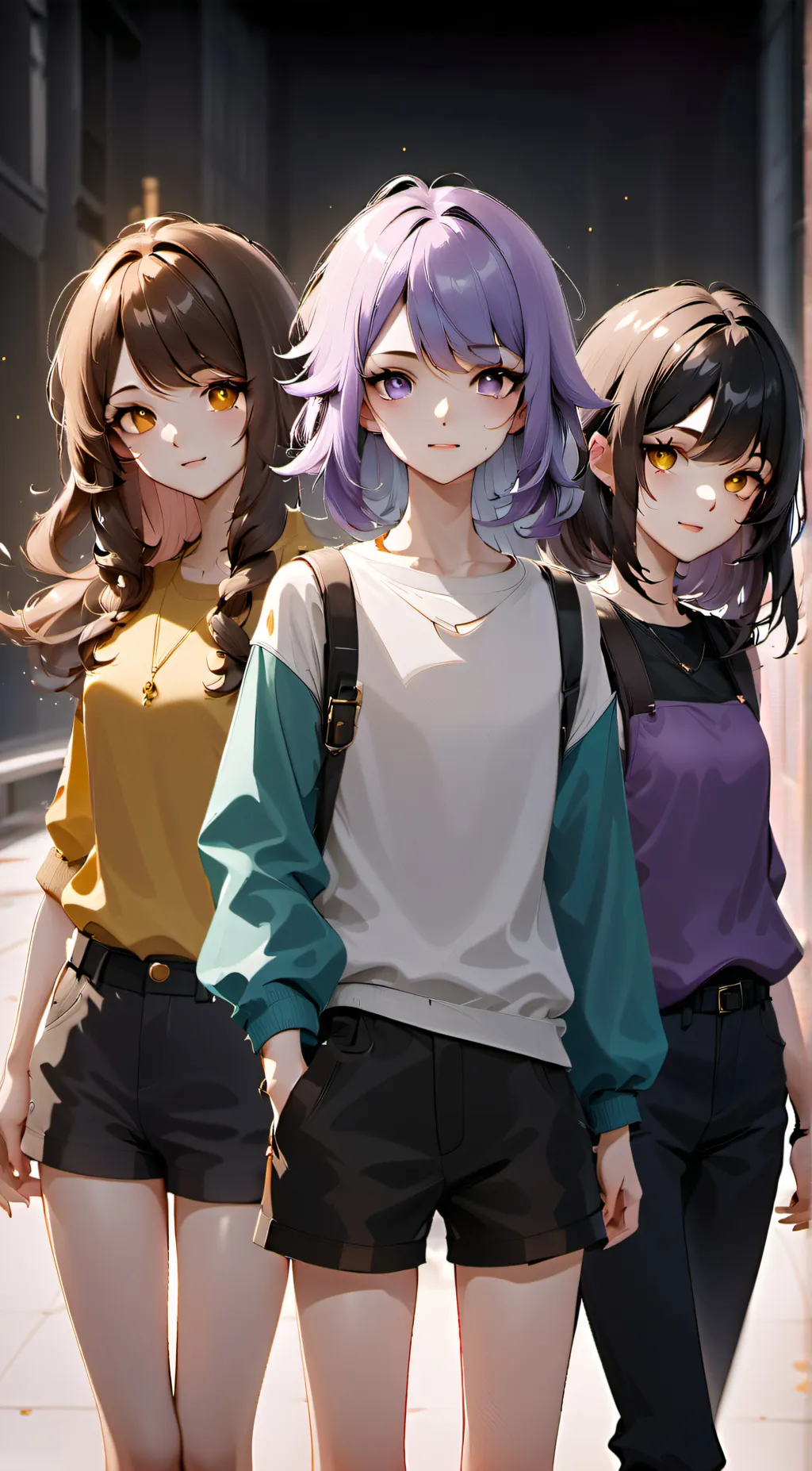 ai character: sam sarah and rose background