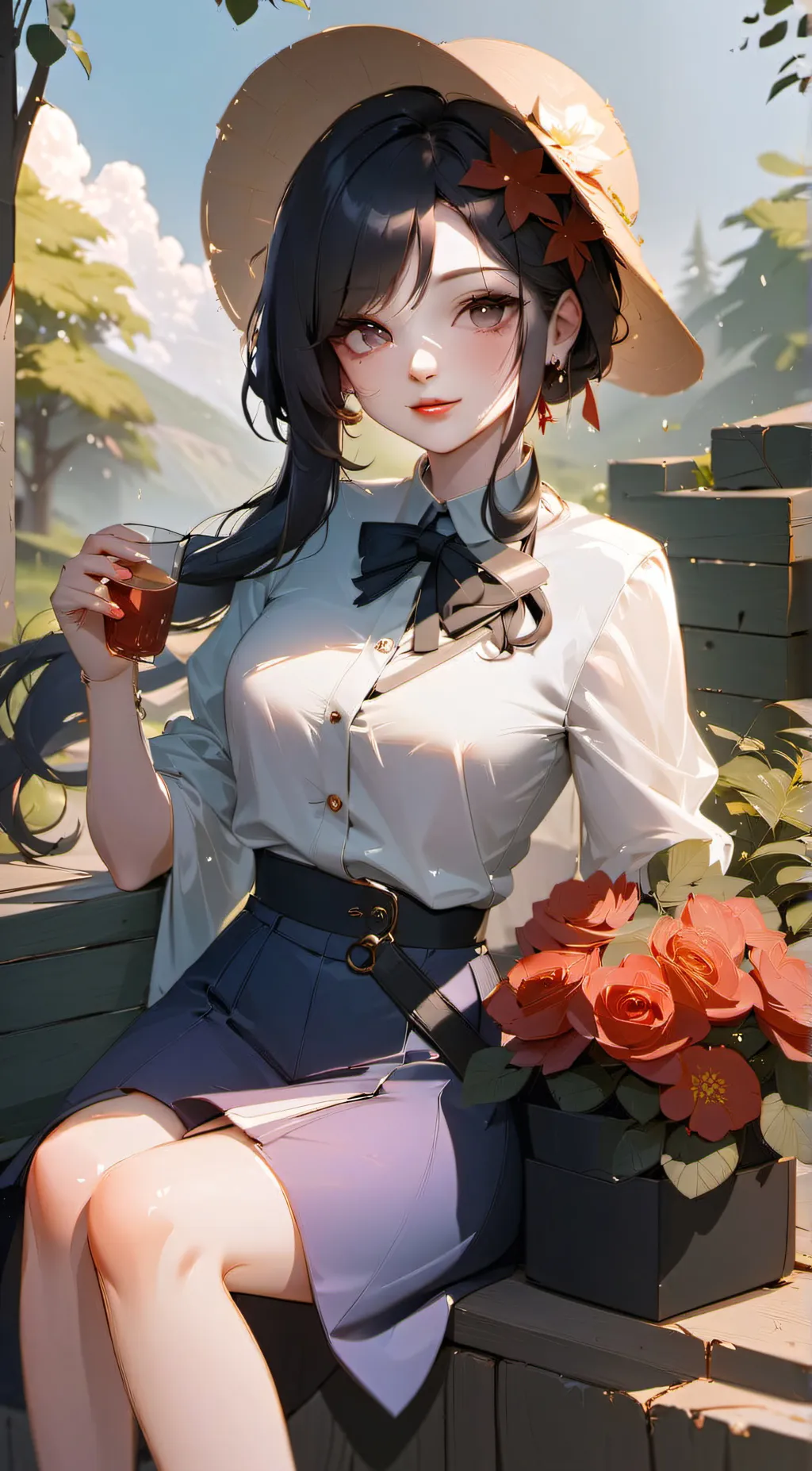 ai character: ashley background