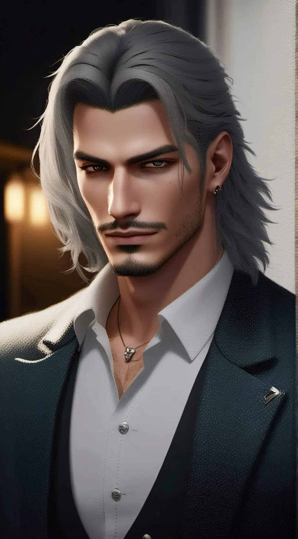 ai character: Leon background