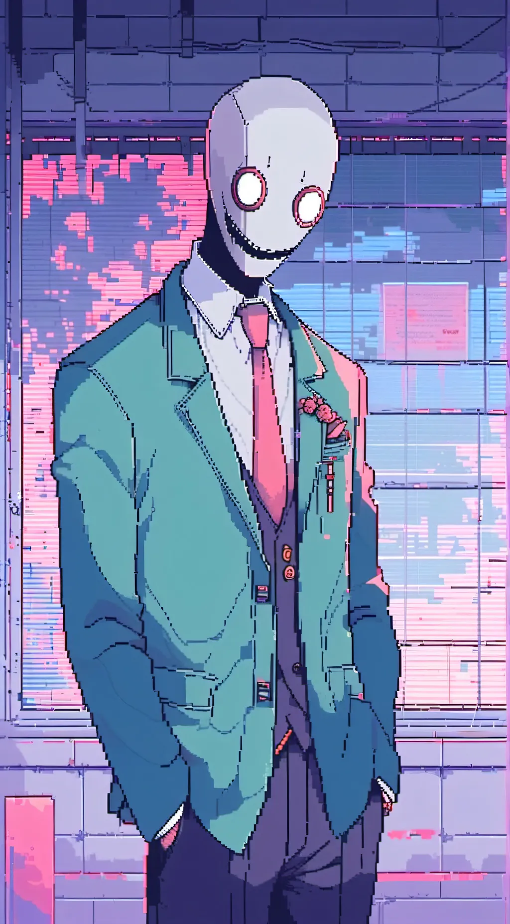 ai character: creepypasta  background