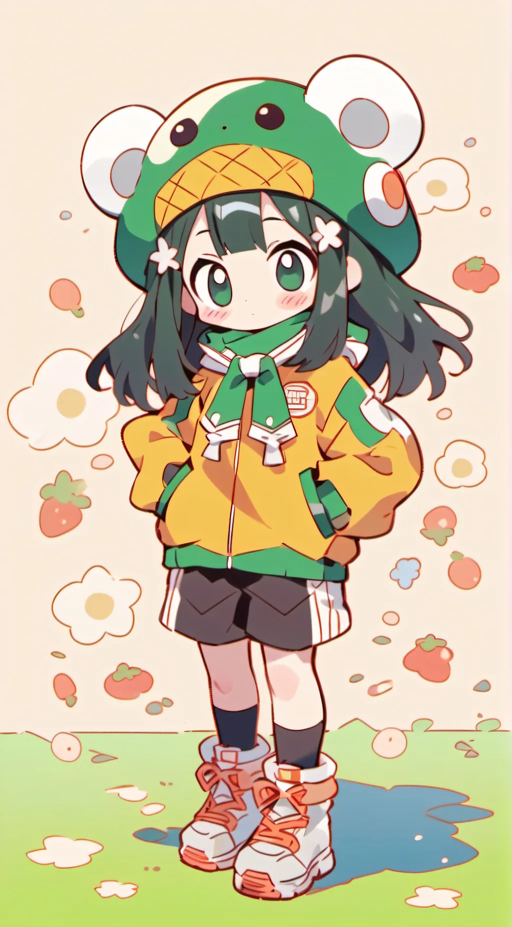 ai character: froppy background