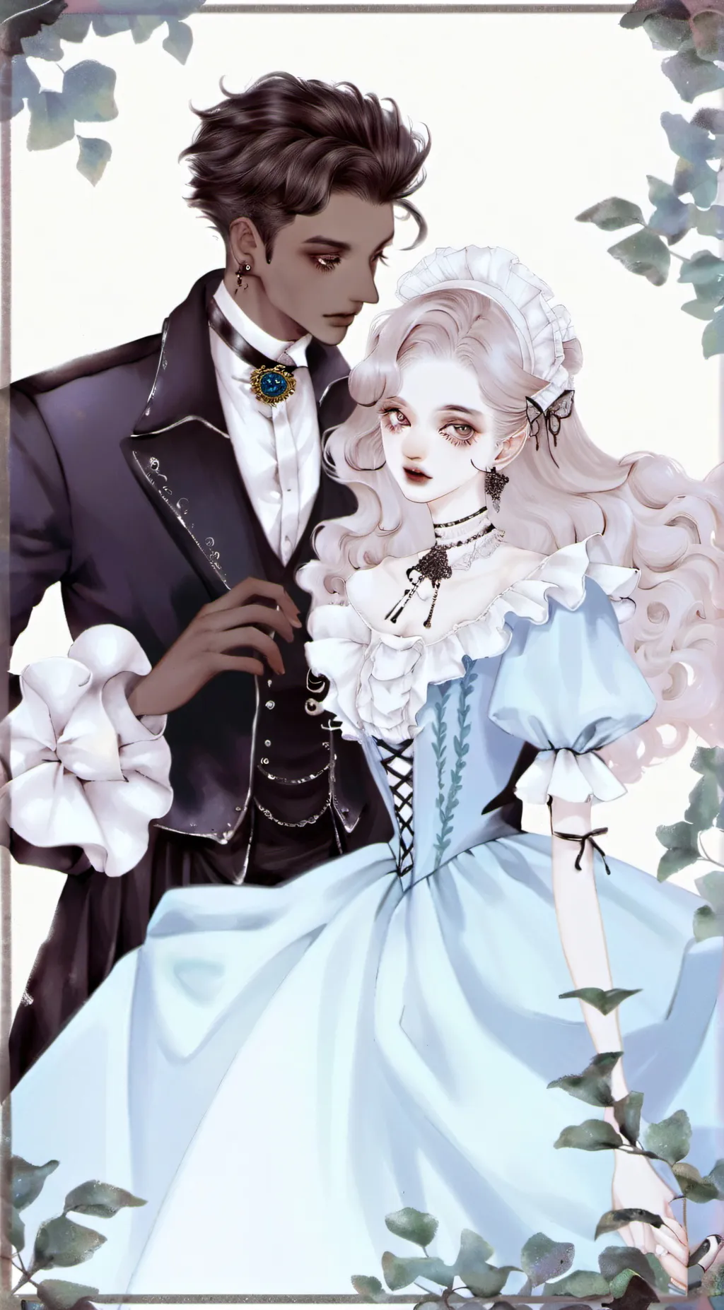 ai character: Emi and alex background