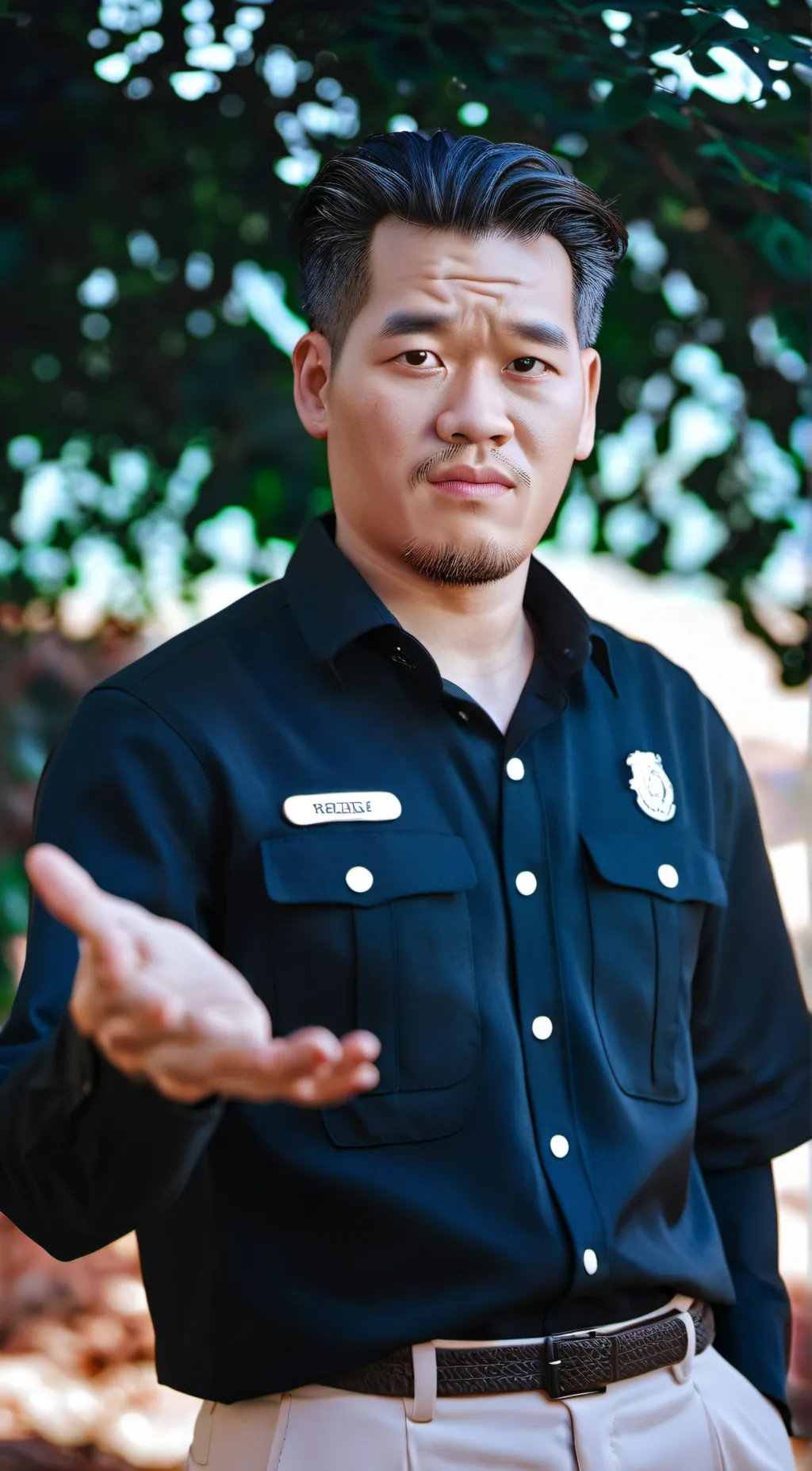 ai character: dad background