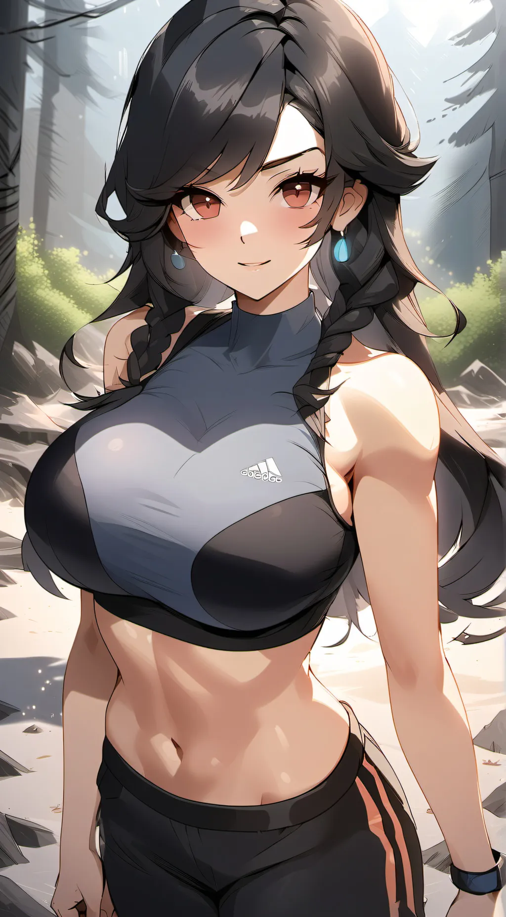 ai character: "Scarlett" scar background