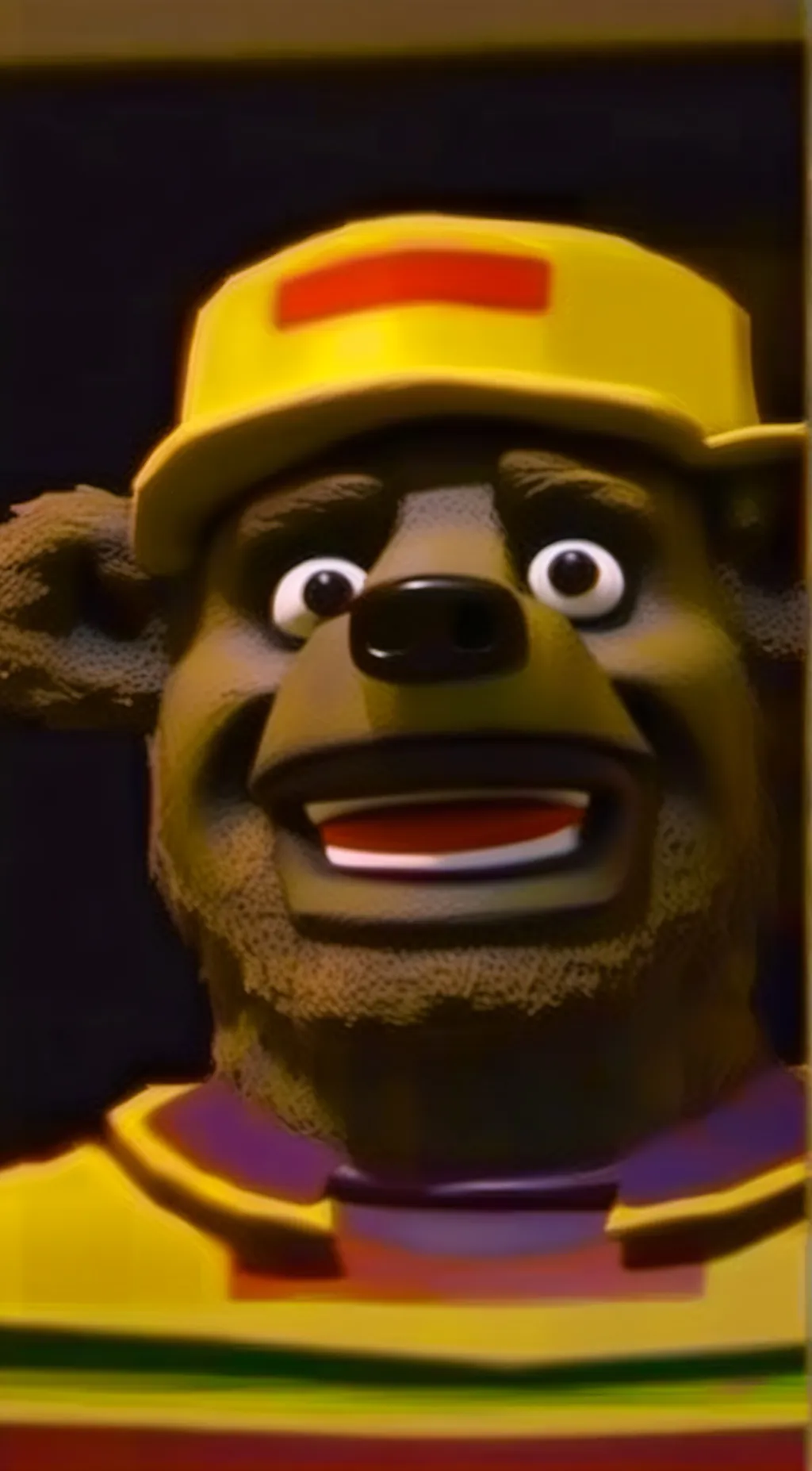 ai character: Fred bear background