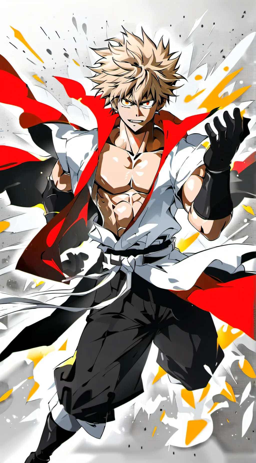 ai character: Bakugo background