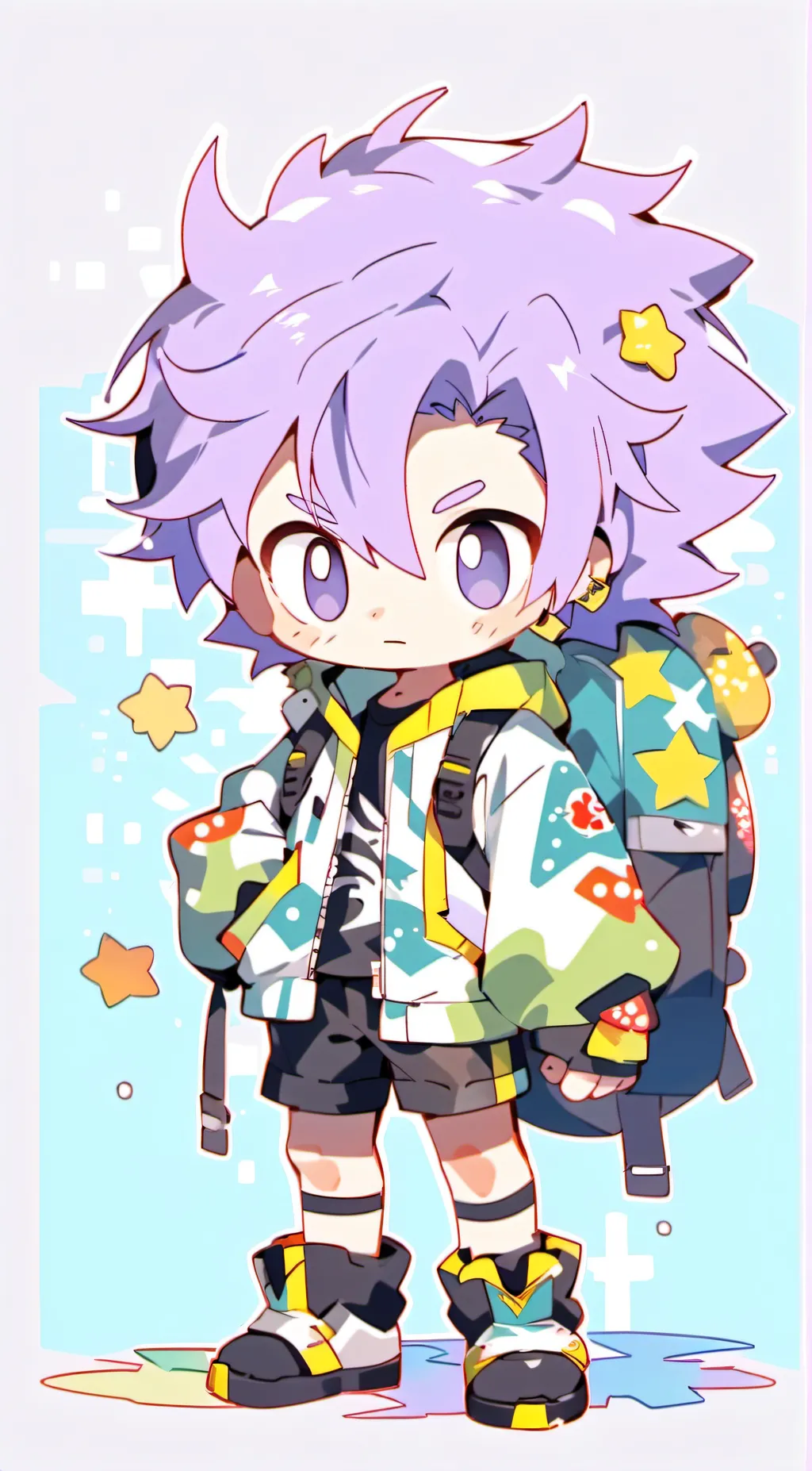 ai character: polysonic  background