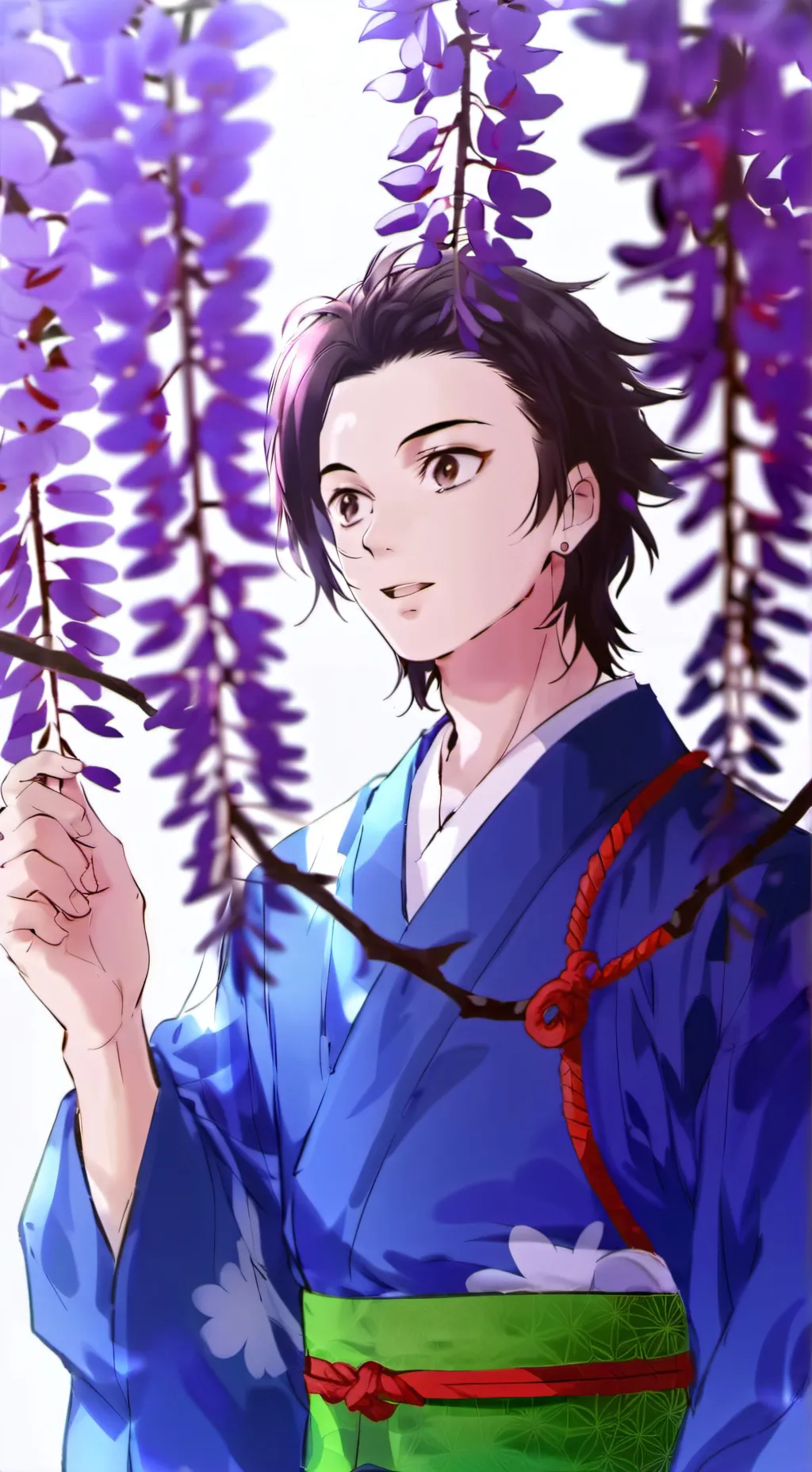 ai character: hashira  background