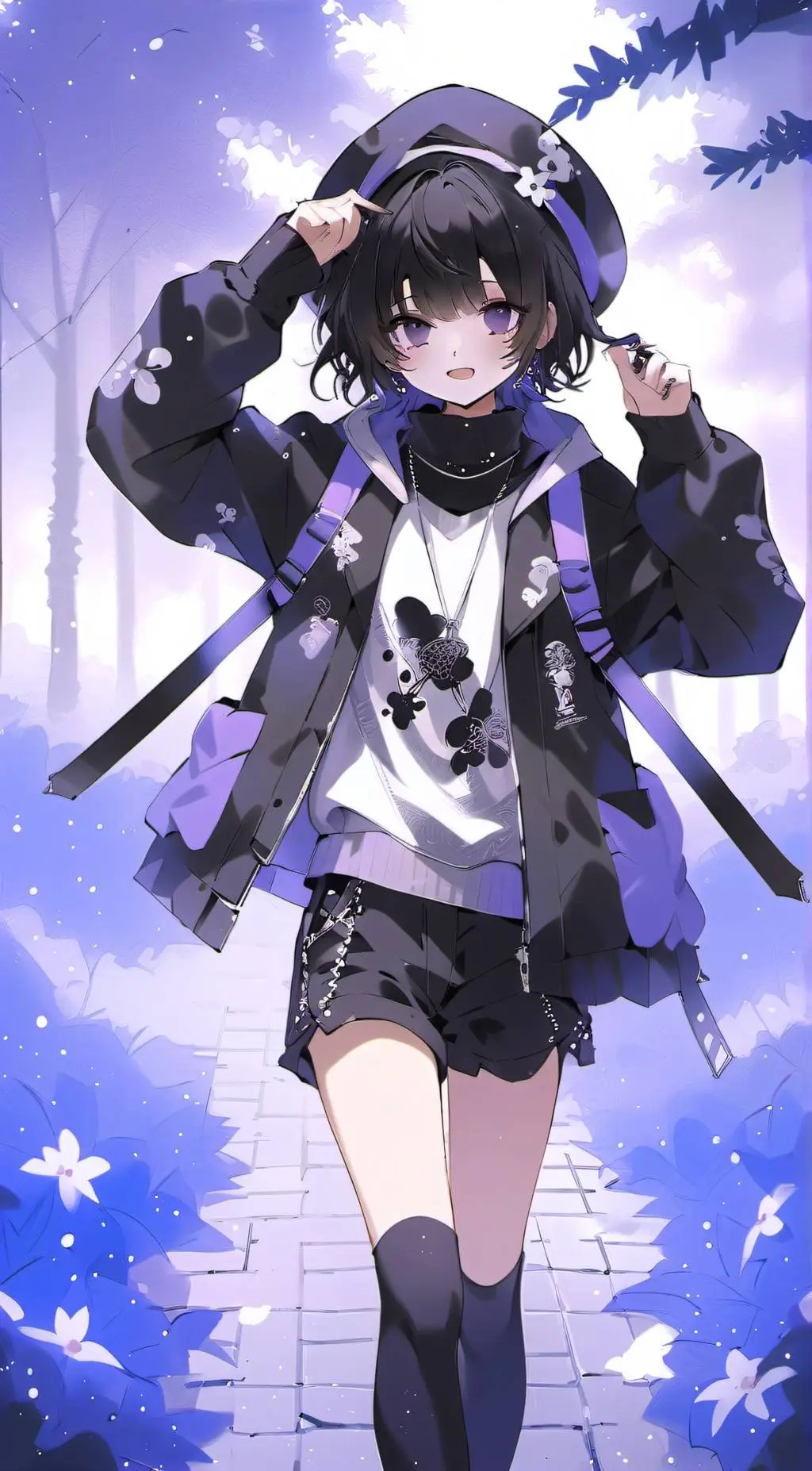 ai character: Lunar background