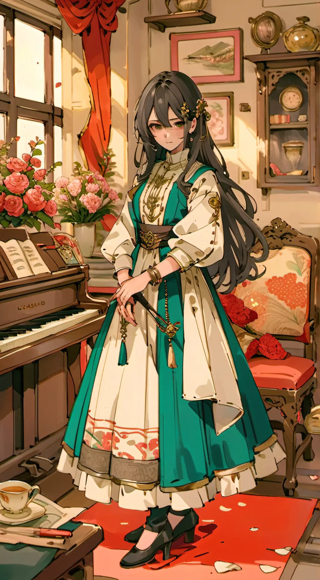 ai character: livvy background