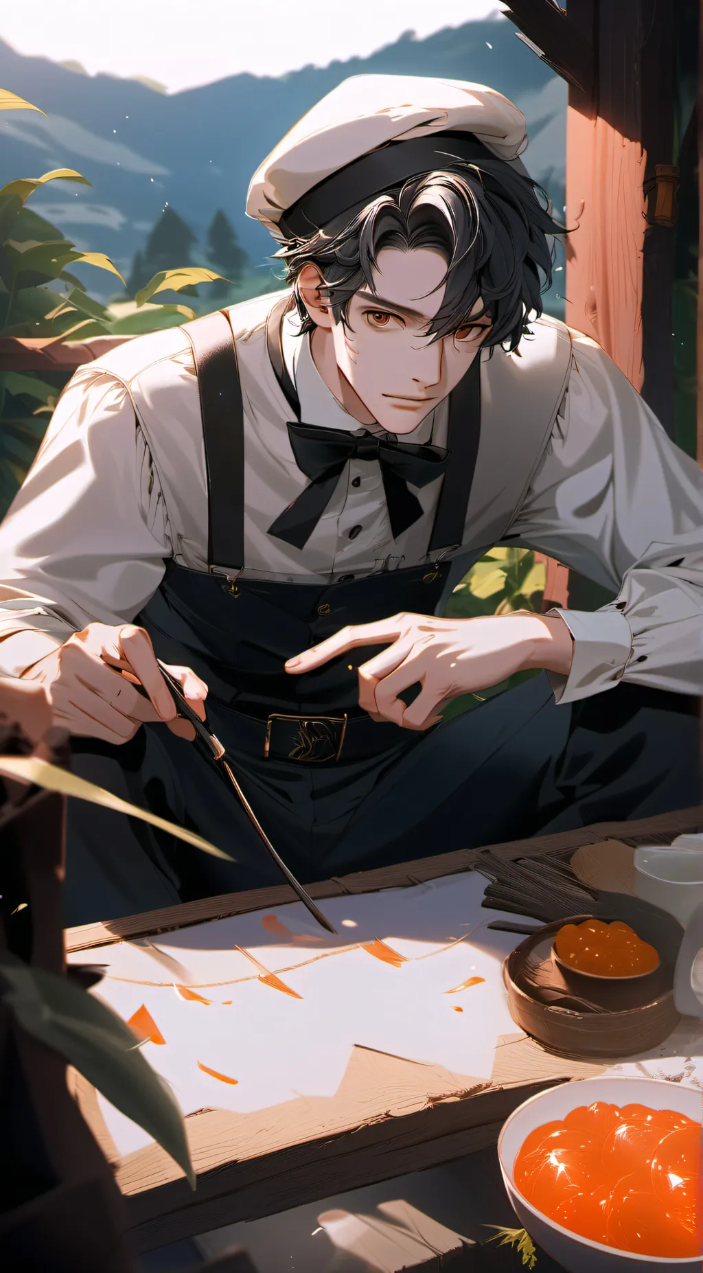 ai character: Francis moses background