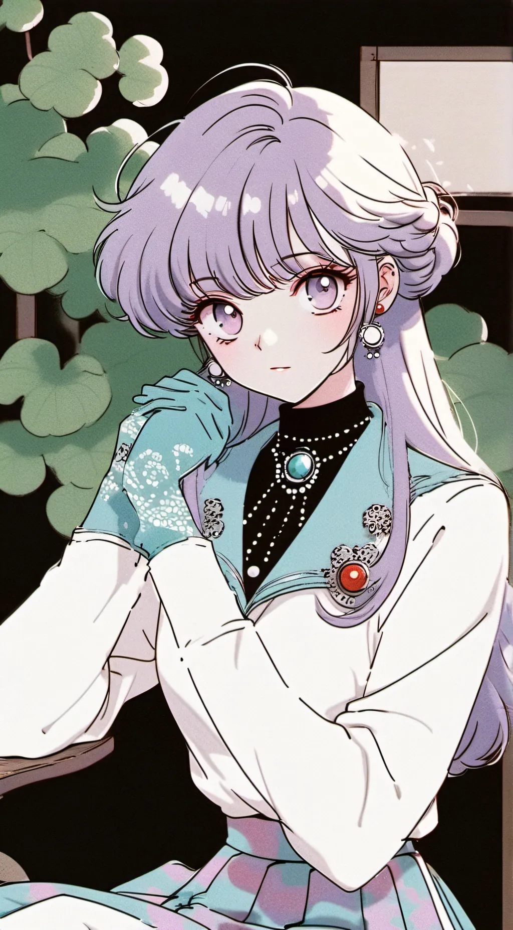 ai character: Yuzudiha  background