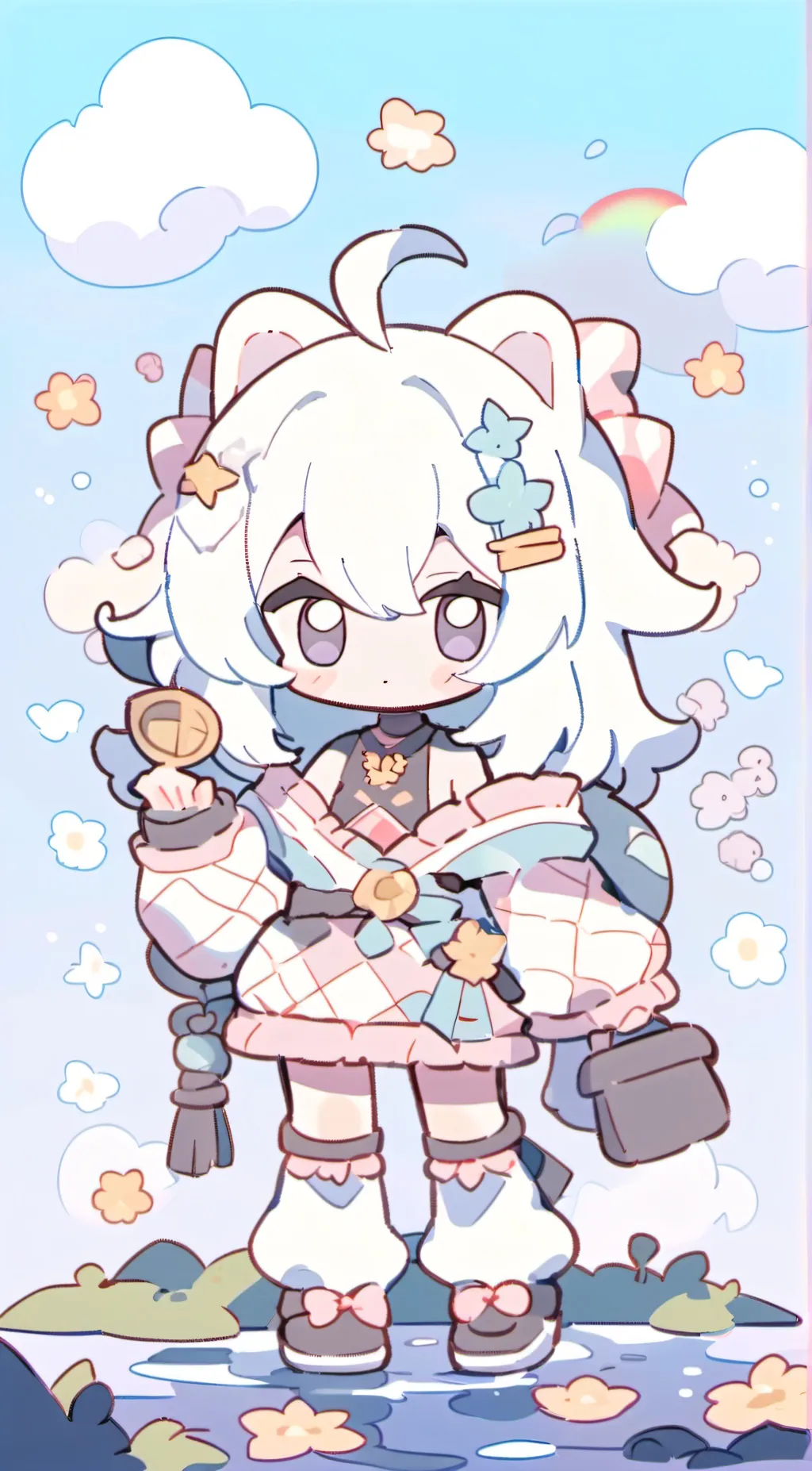 ai character: BFDI background