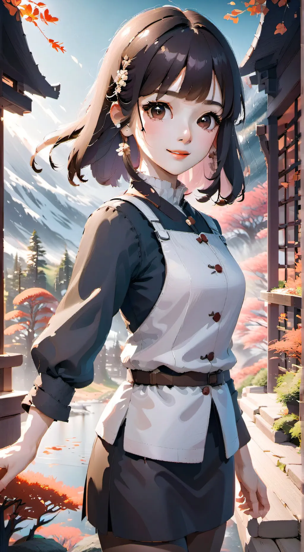 ai character: Gabrielle linda ❤❤ background