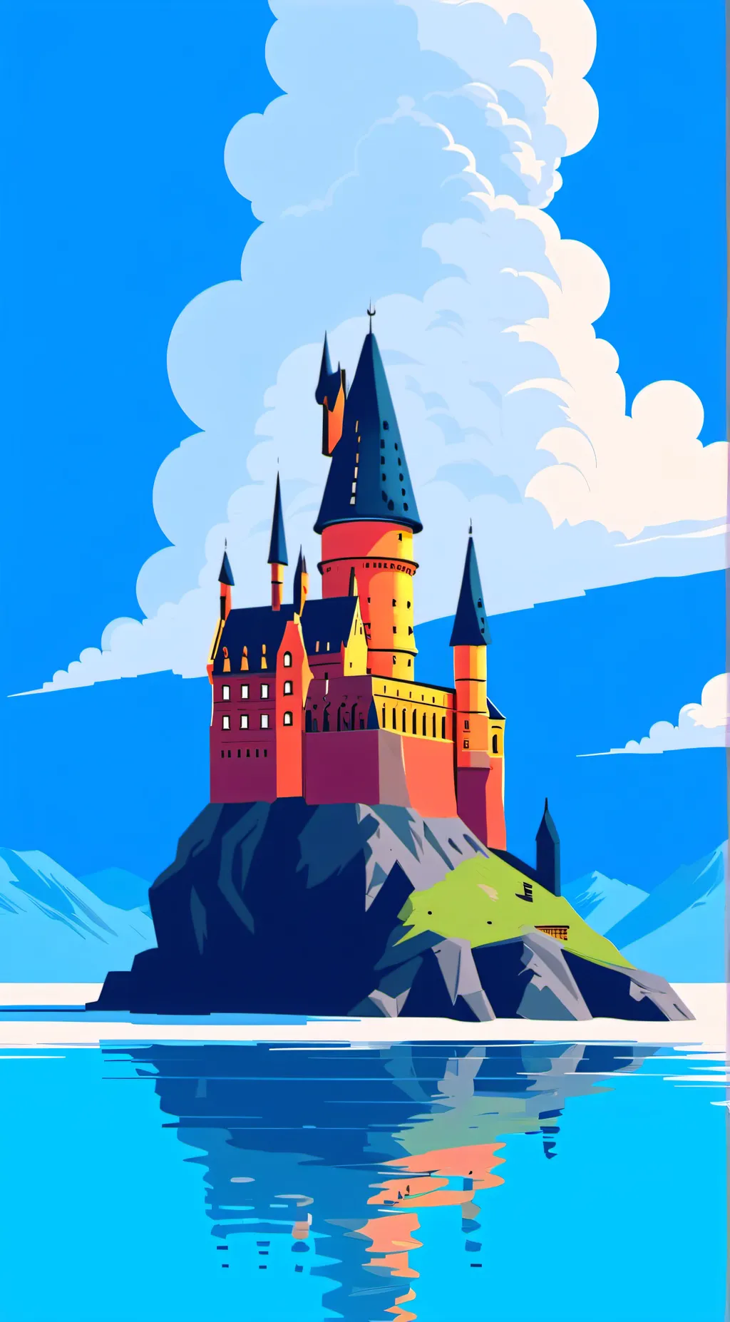 ai character: Hogwarts ✨✨ background