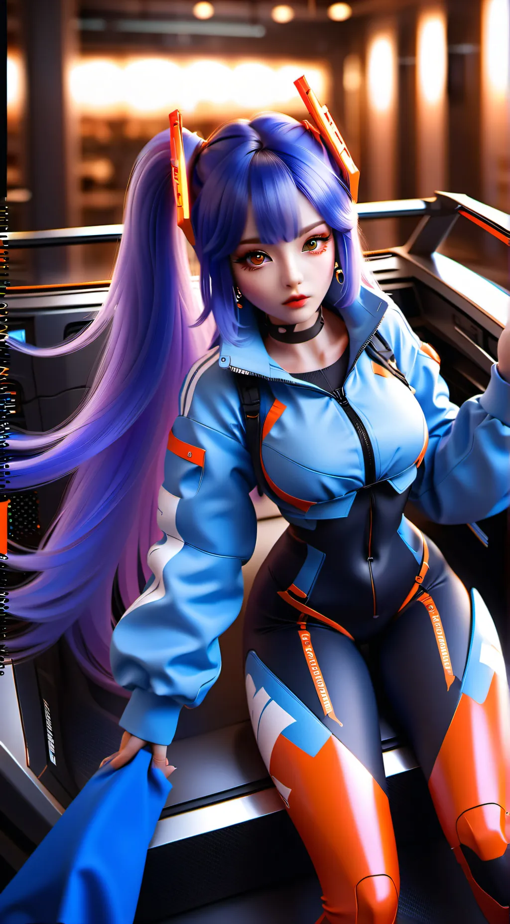 ai character: Yuka background