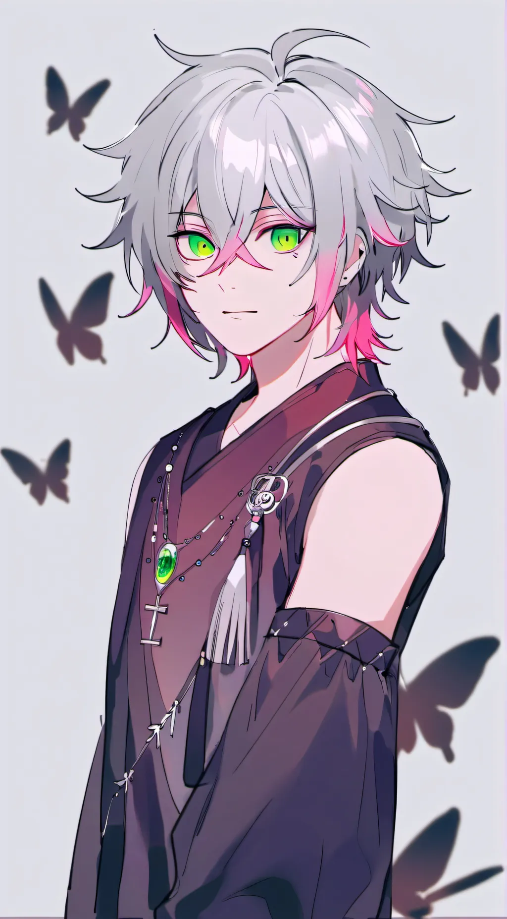 ai character: ๑ Ash ๑ background