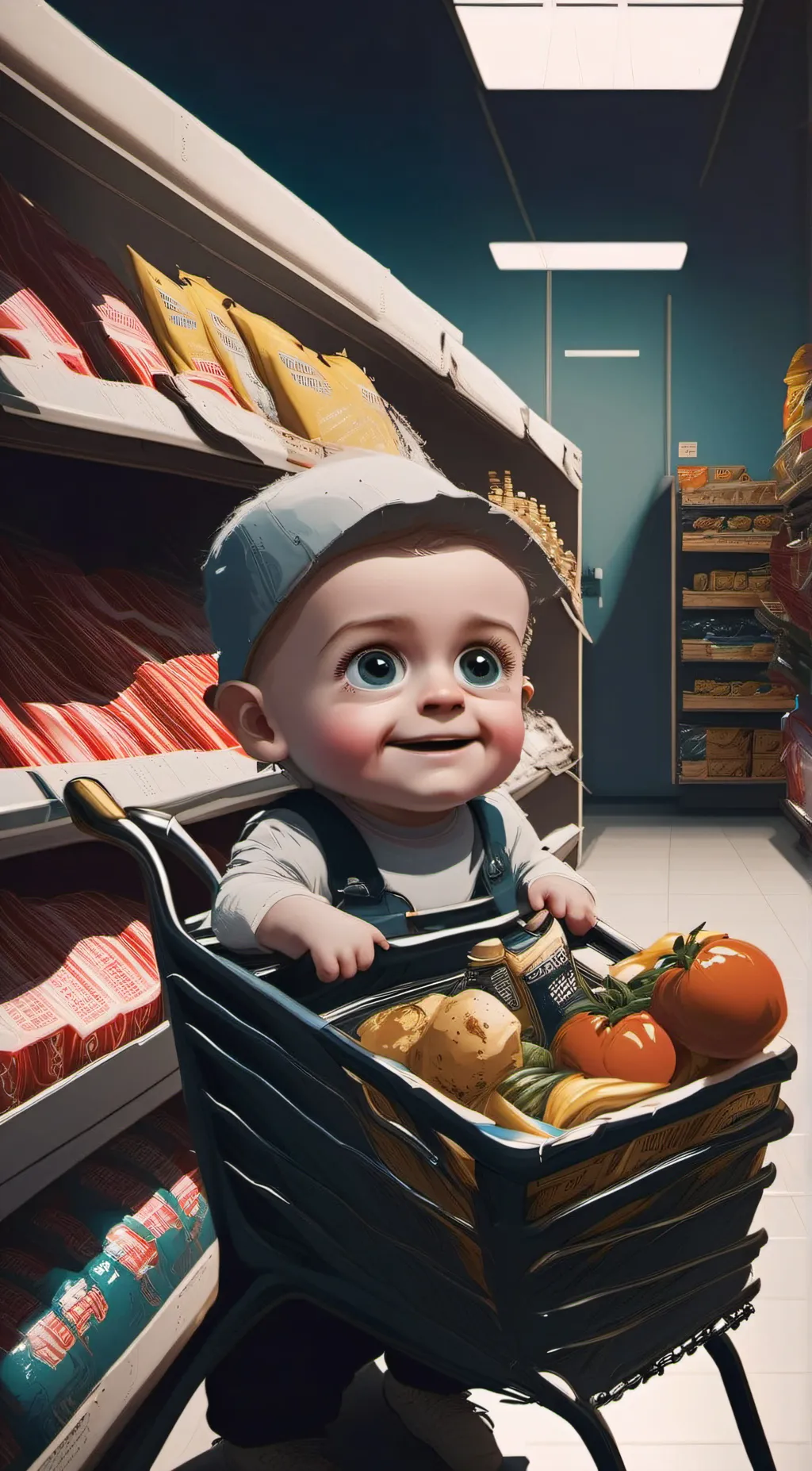 ai character: Random meme background